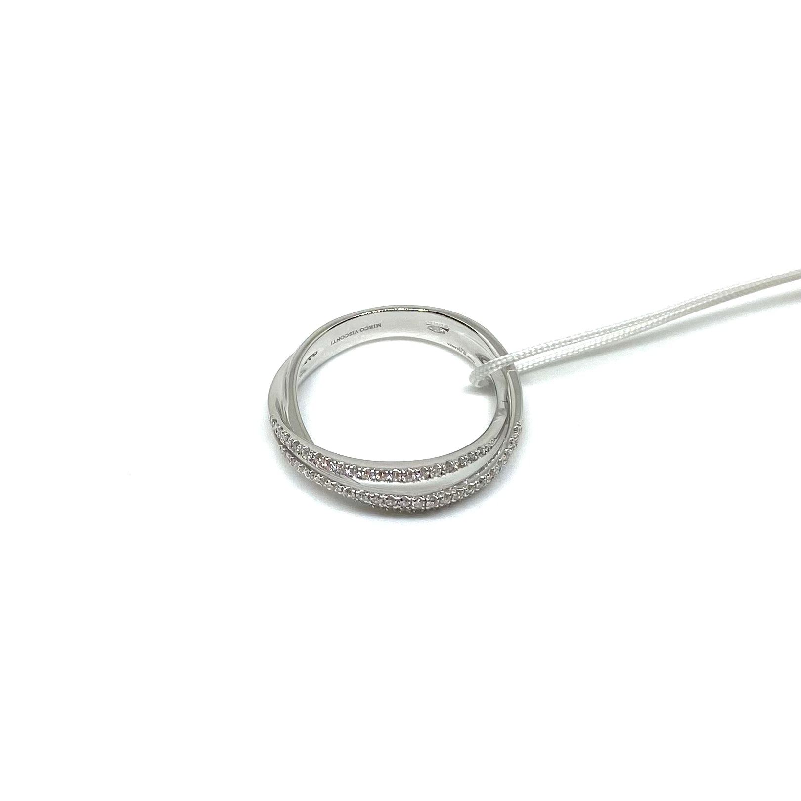 Anello a Fascia- Oro e Diamanti