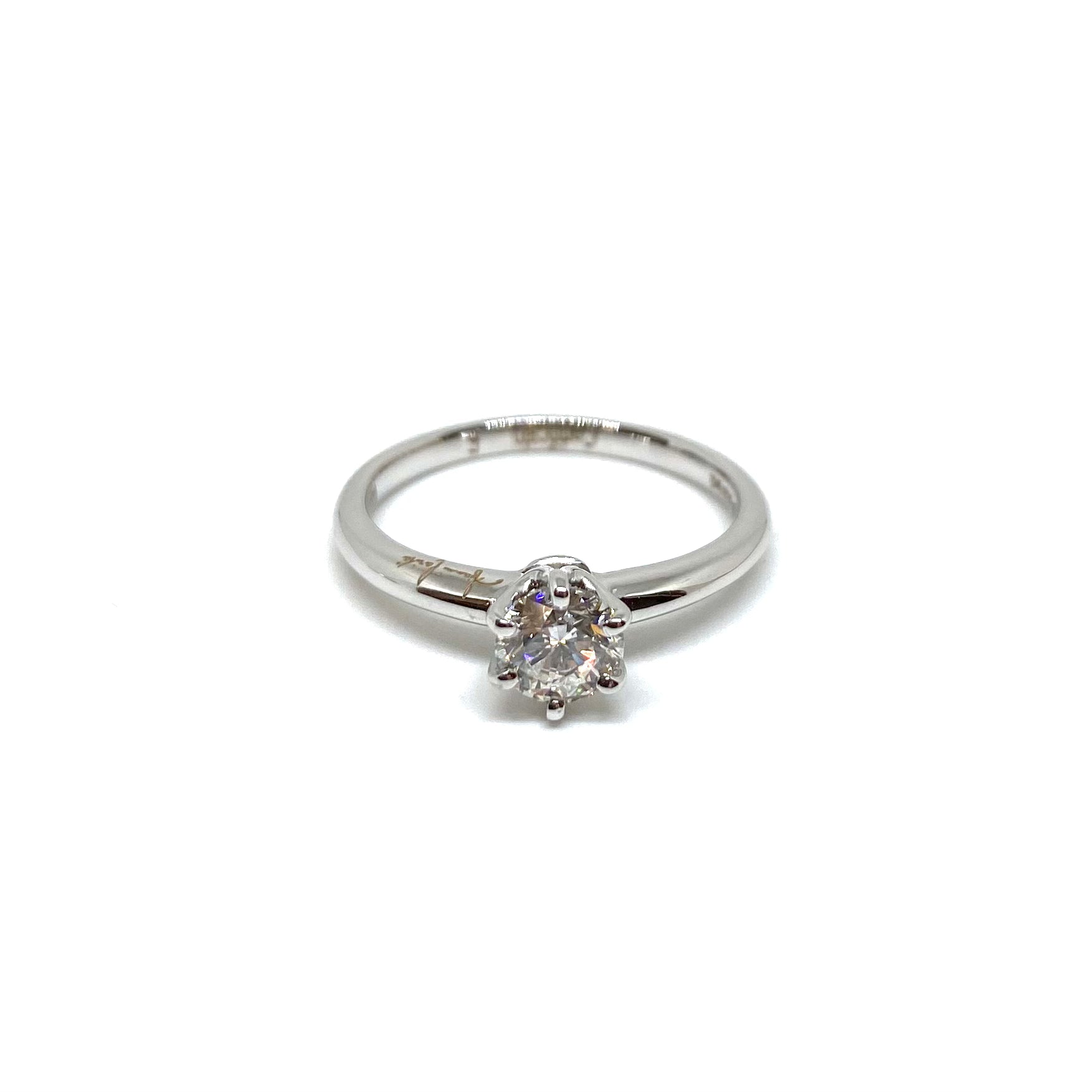 Solitario Oro e Diamanti- 6 Griffe
