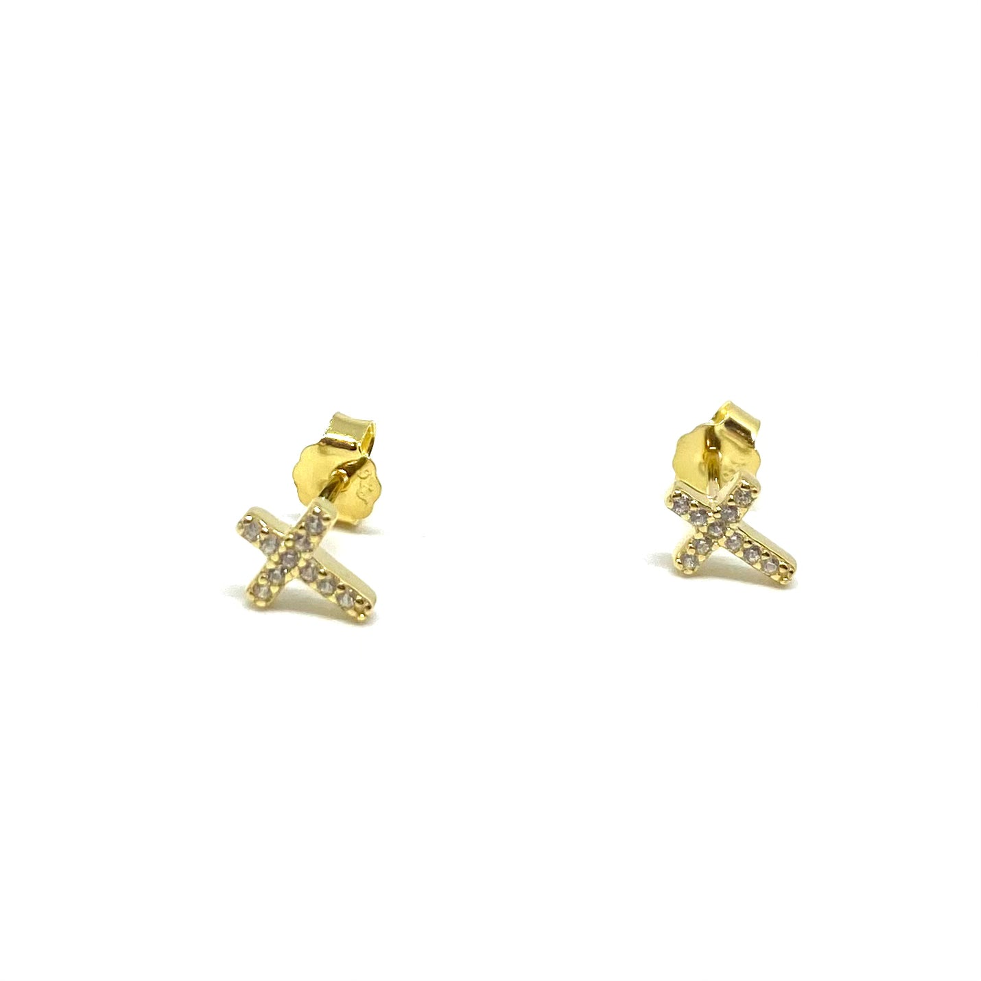 Orecchini Croce Gold