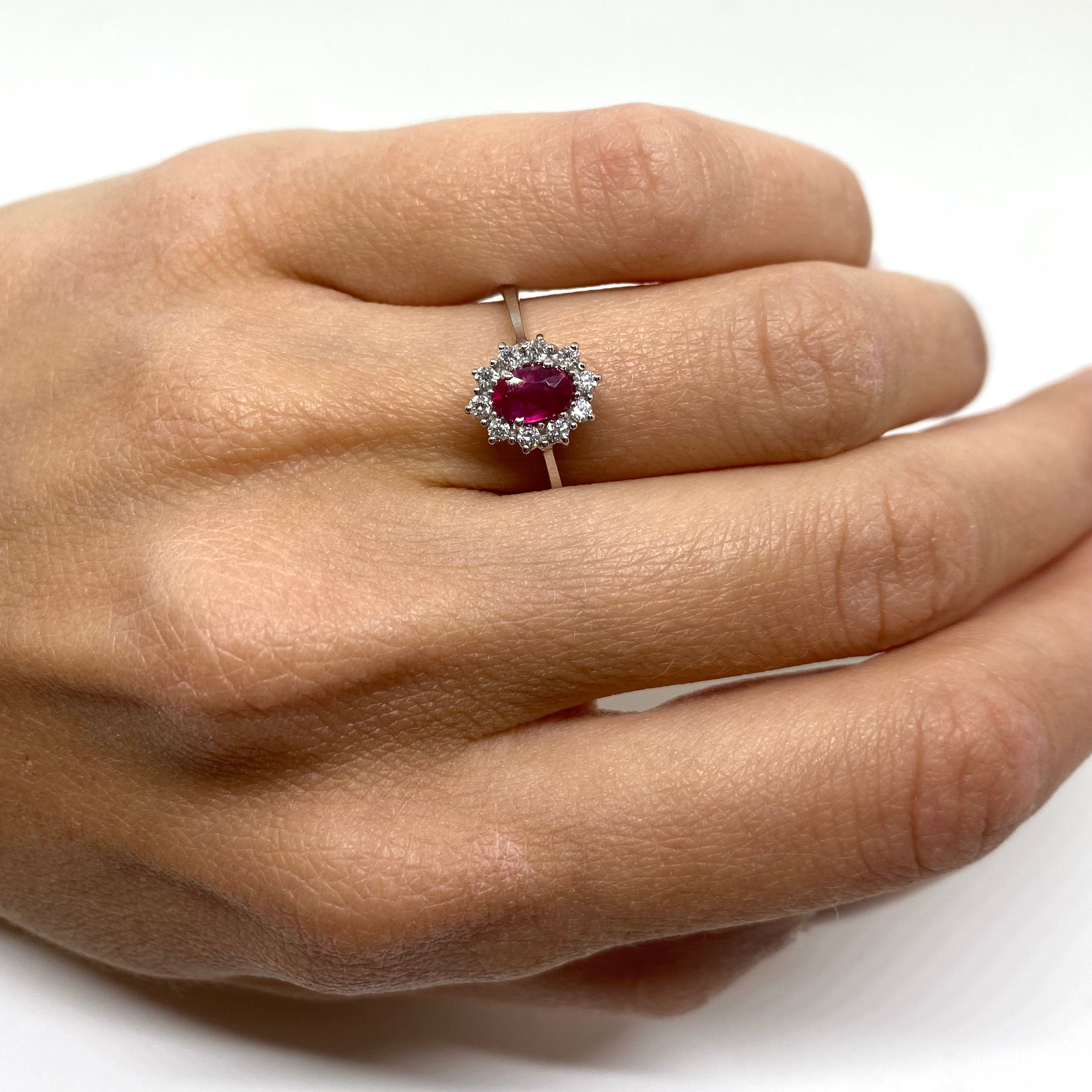 Anello Kate - Rubino