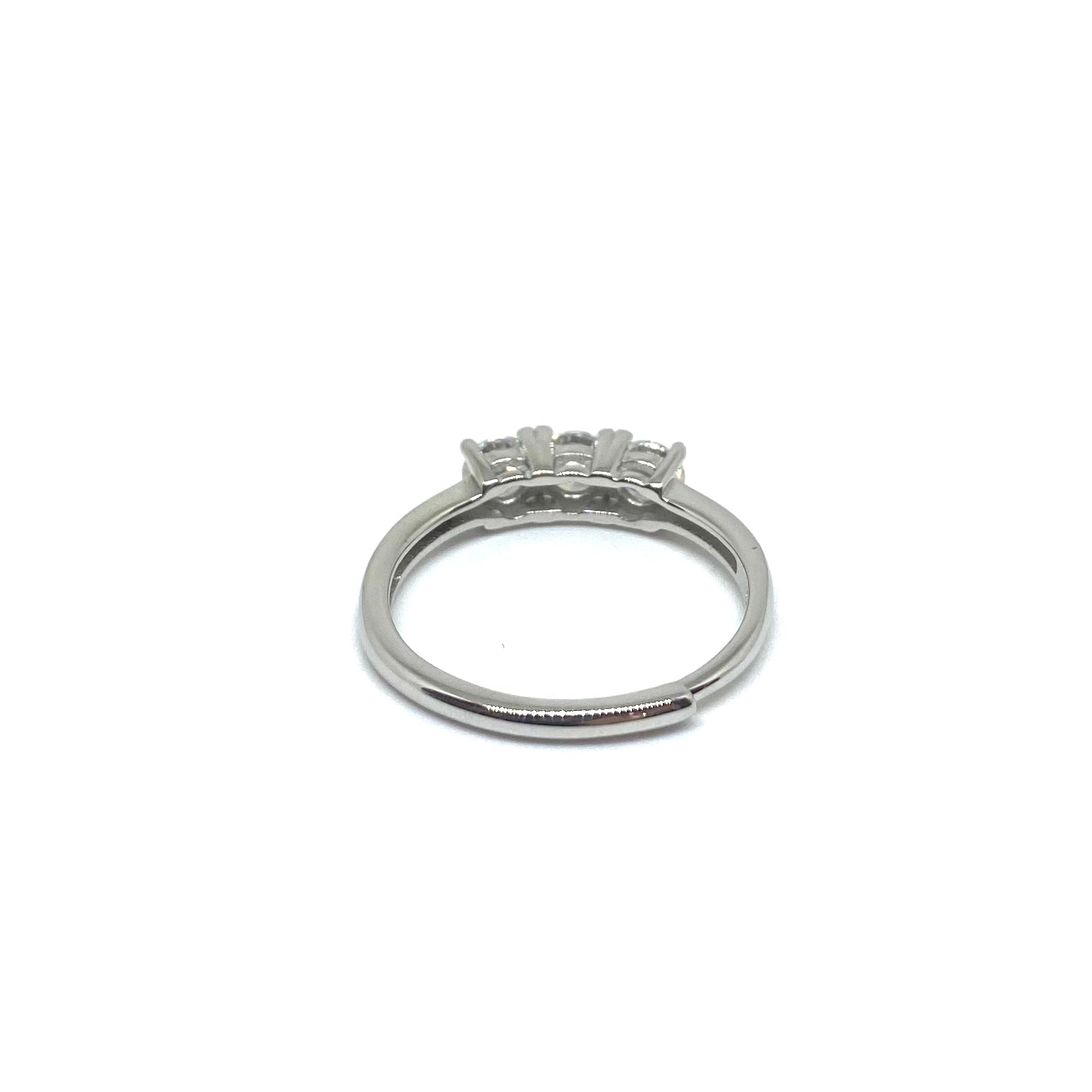 Trilogy - Argento e Moissanite