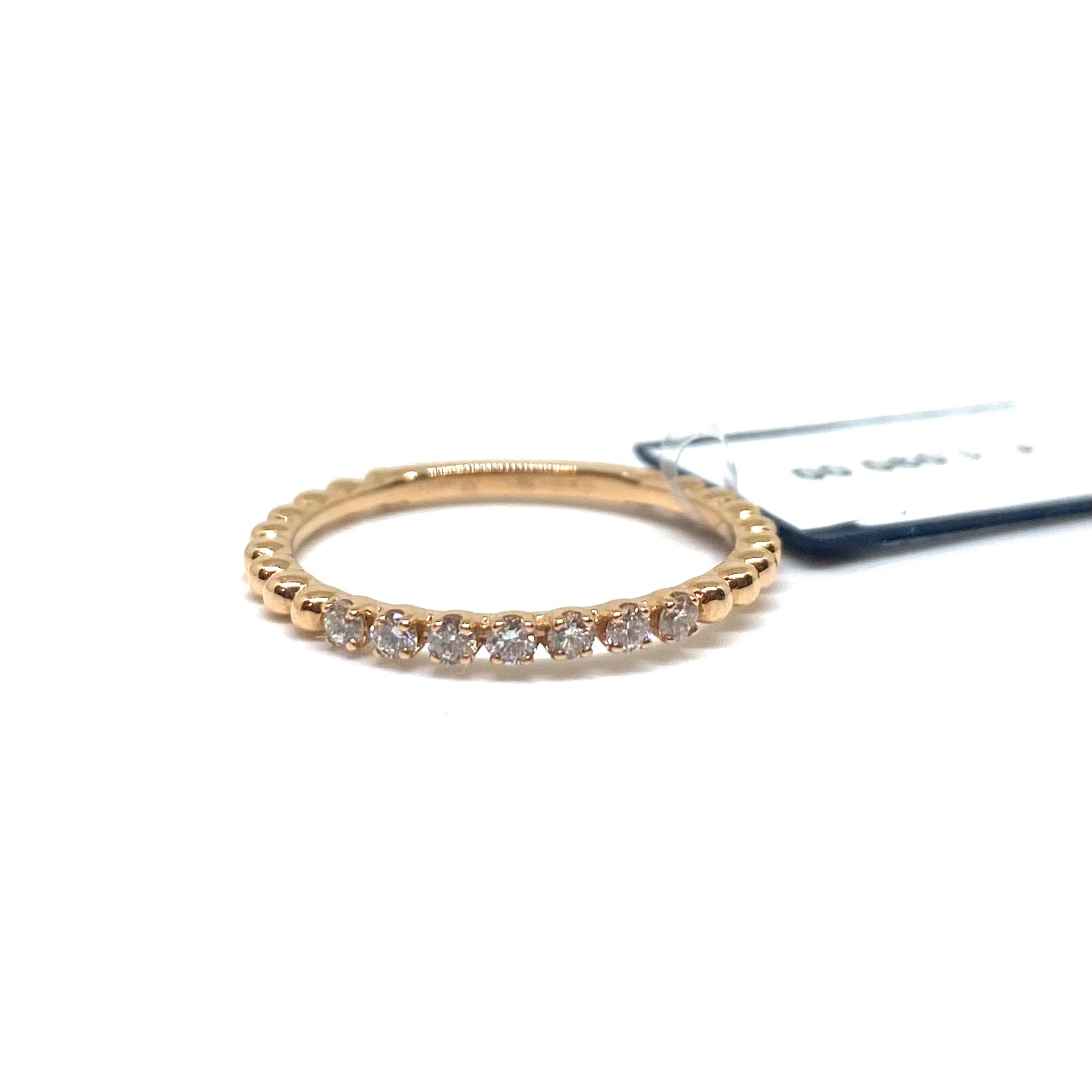 Veretta Minimal 7 pietre - Oro e Diamanti