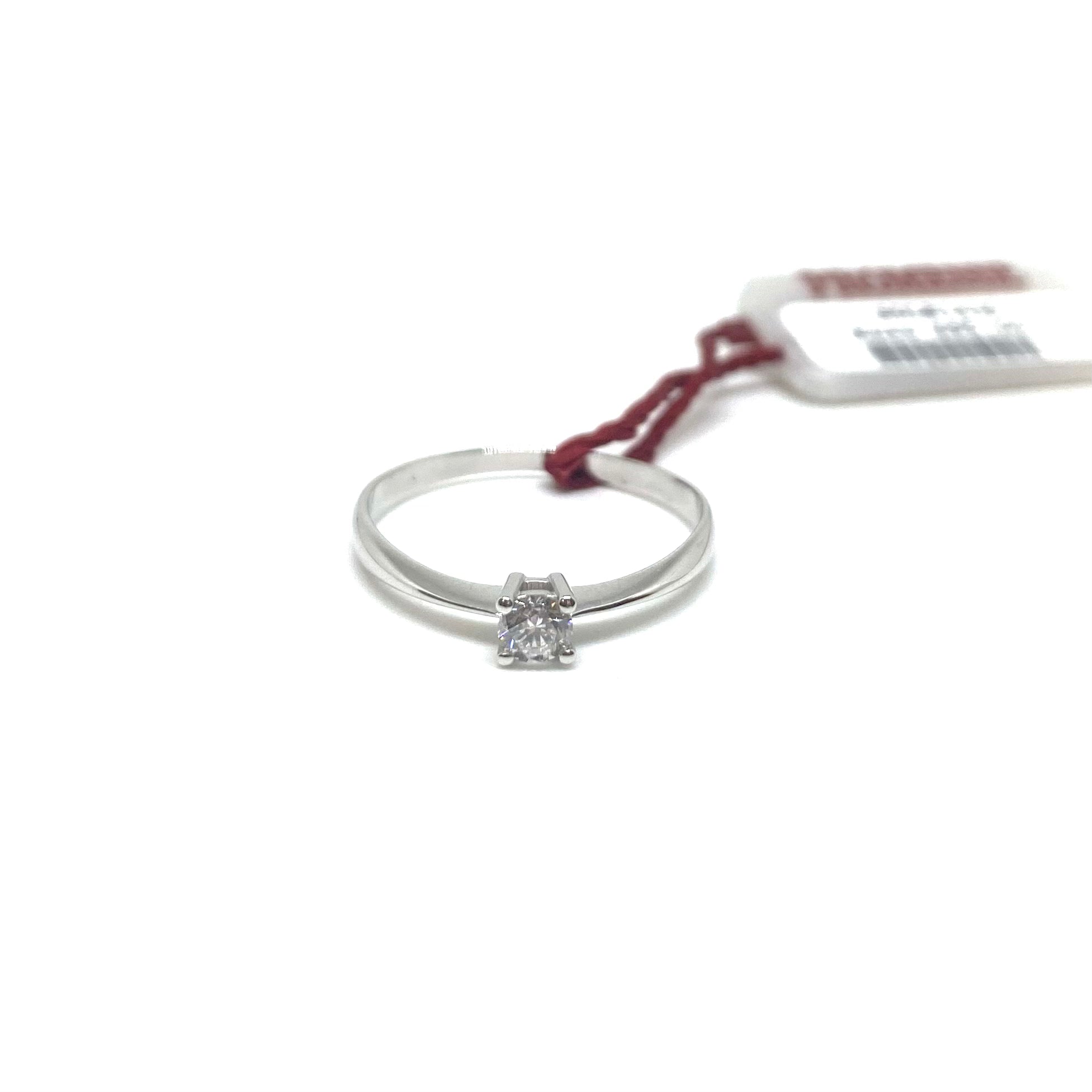 Anello Solitario Montatura dritta