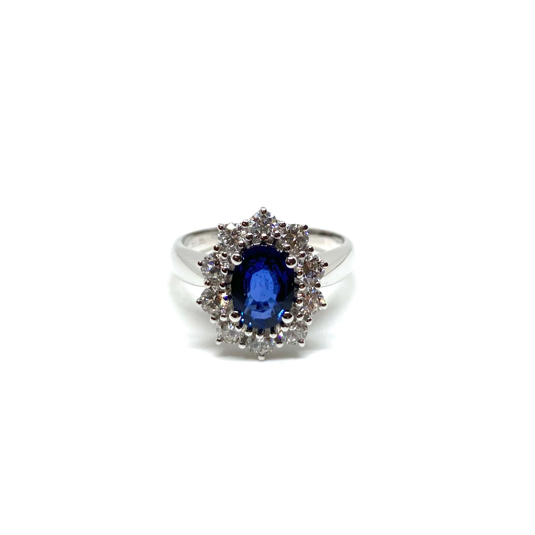 Anello Kate - Zaffiri e Diamanti
