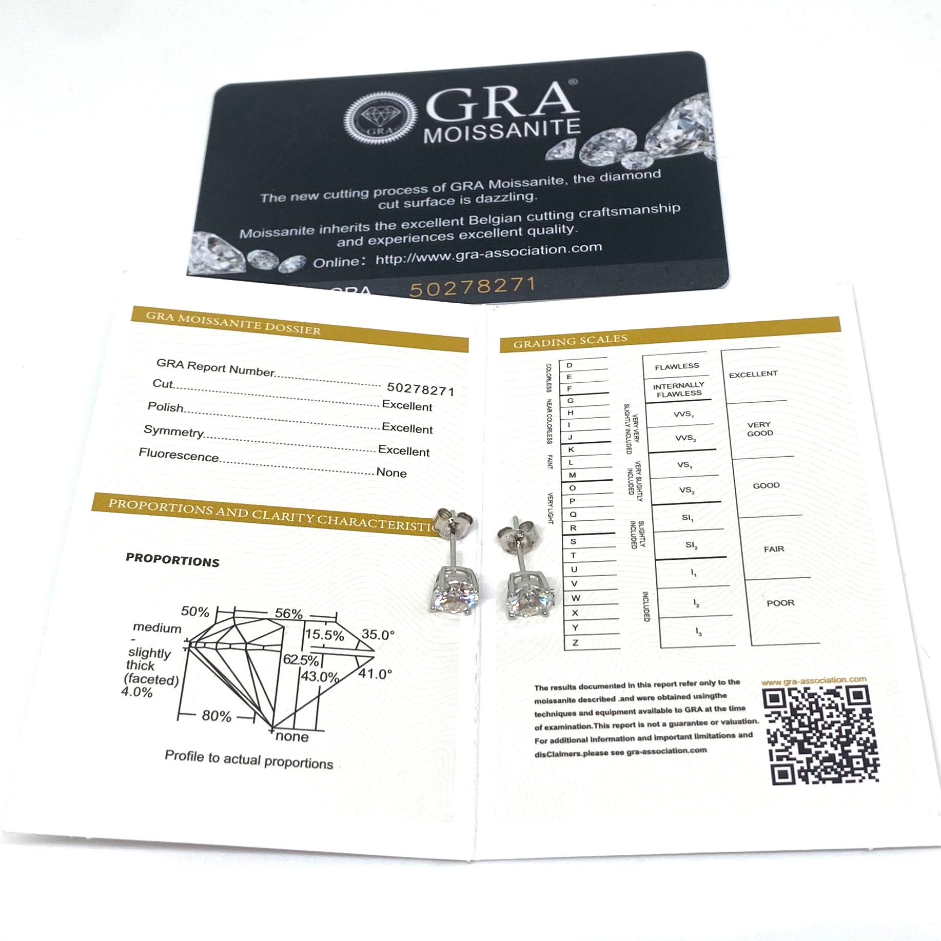 Orecchini Punto Luce - Moissanite