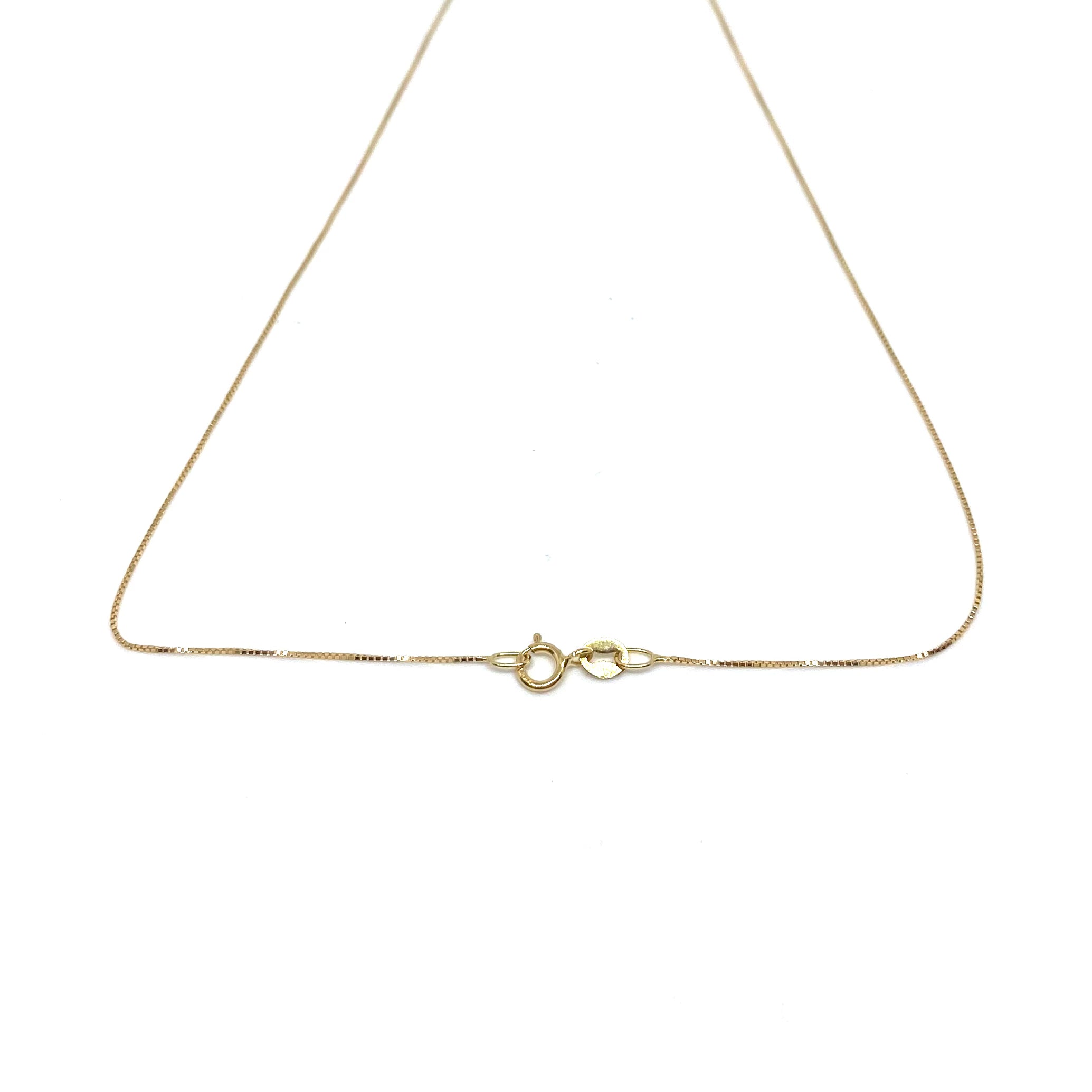 Collana Croce - Oro Giallo e Diamanti