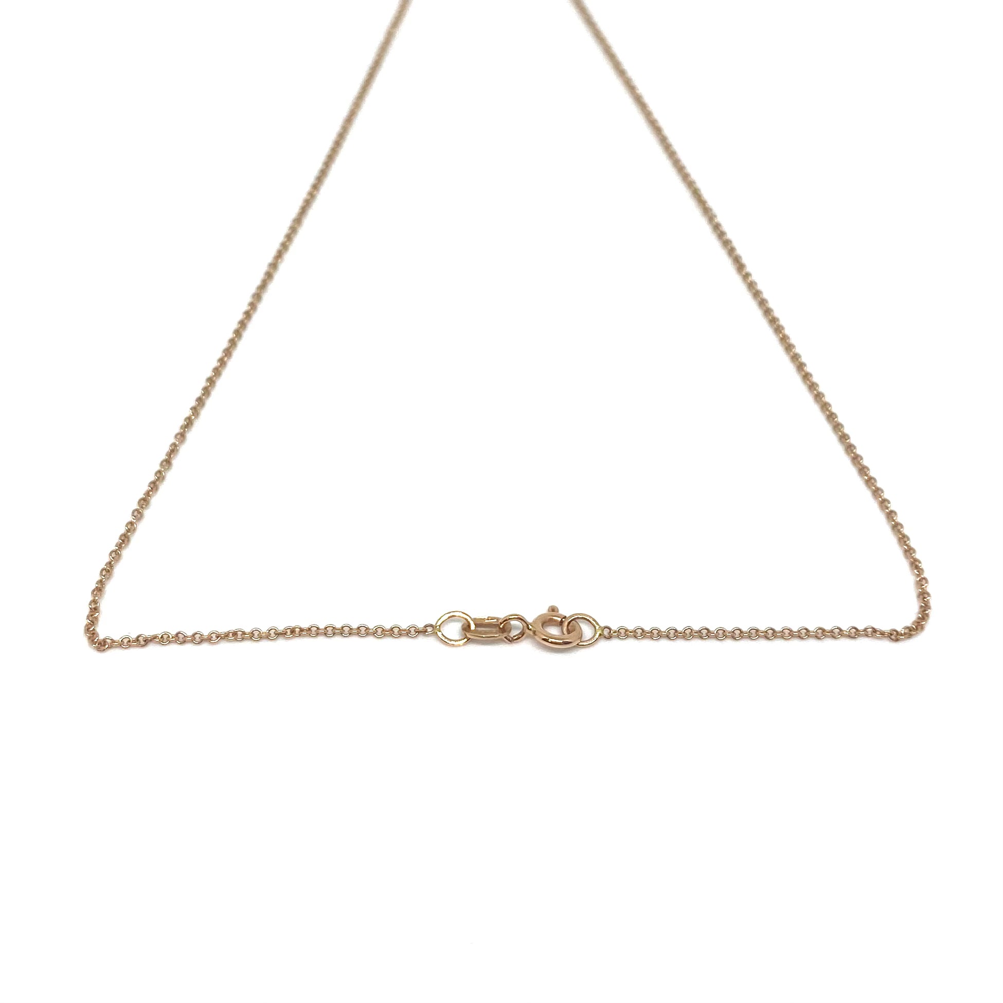 Collana Croce - Oro Rosato