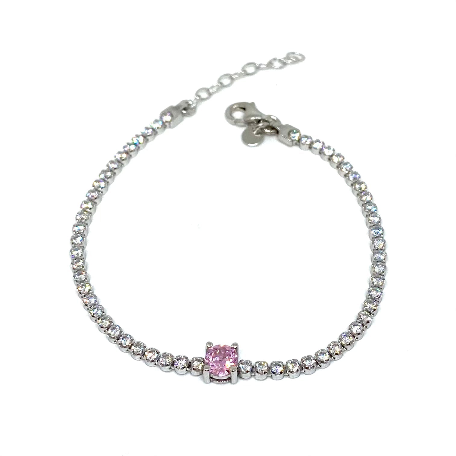 Bracciale tennis punto luce