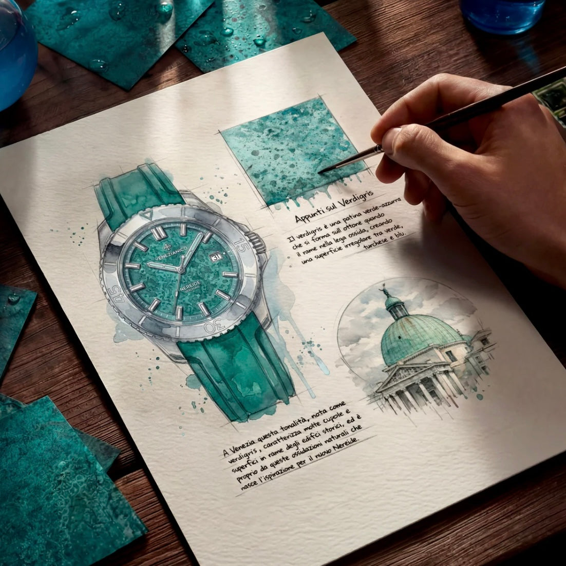 Venezianico Nereide Verdigris - 4521549