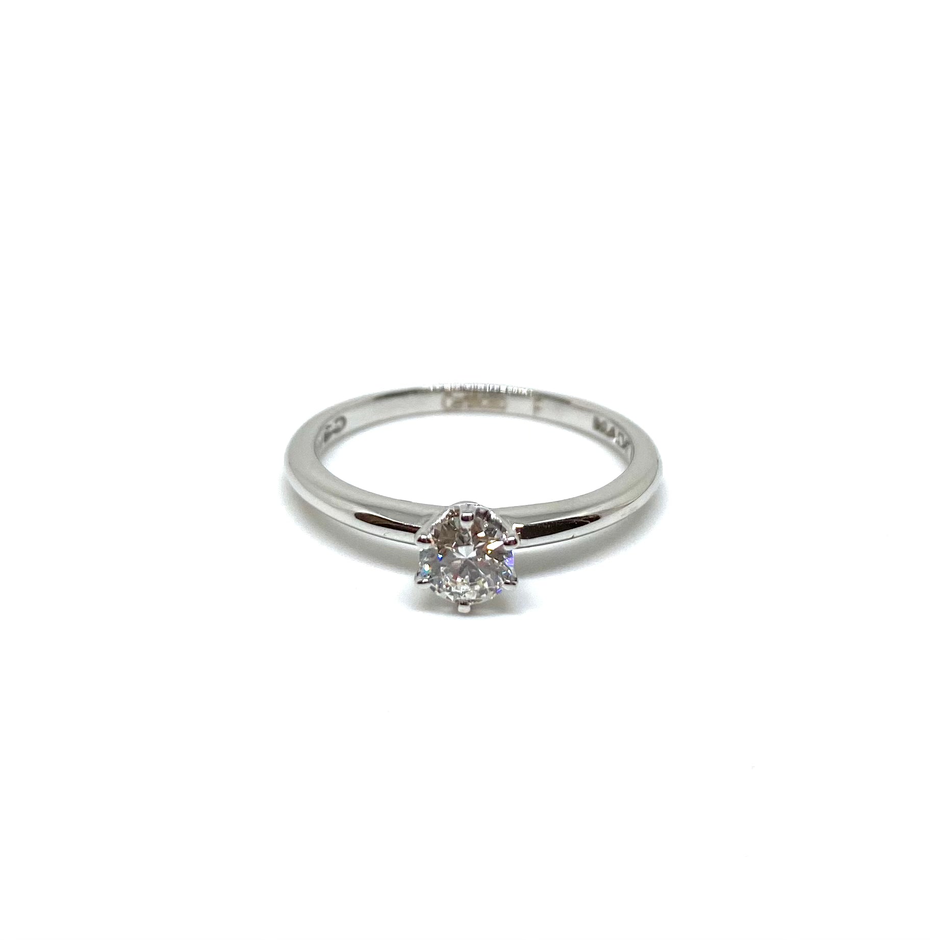 Solitario Oro e Diamanti- 6 Griffe
