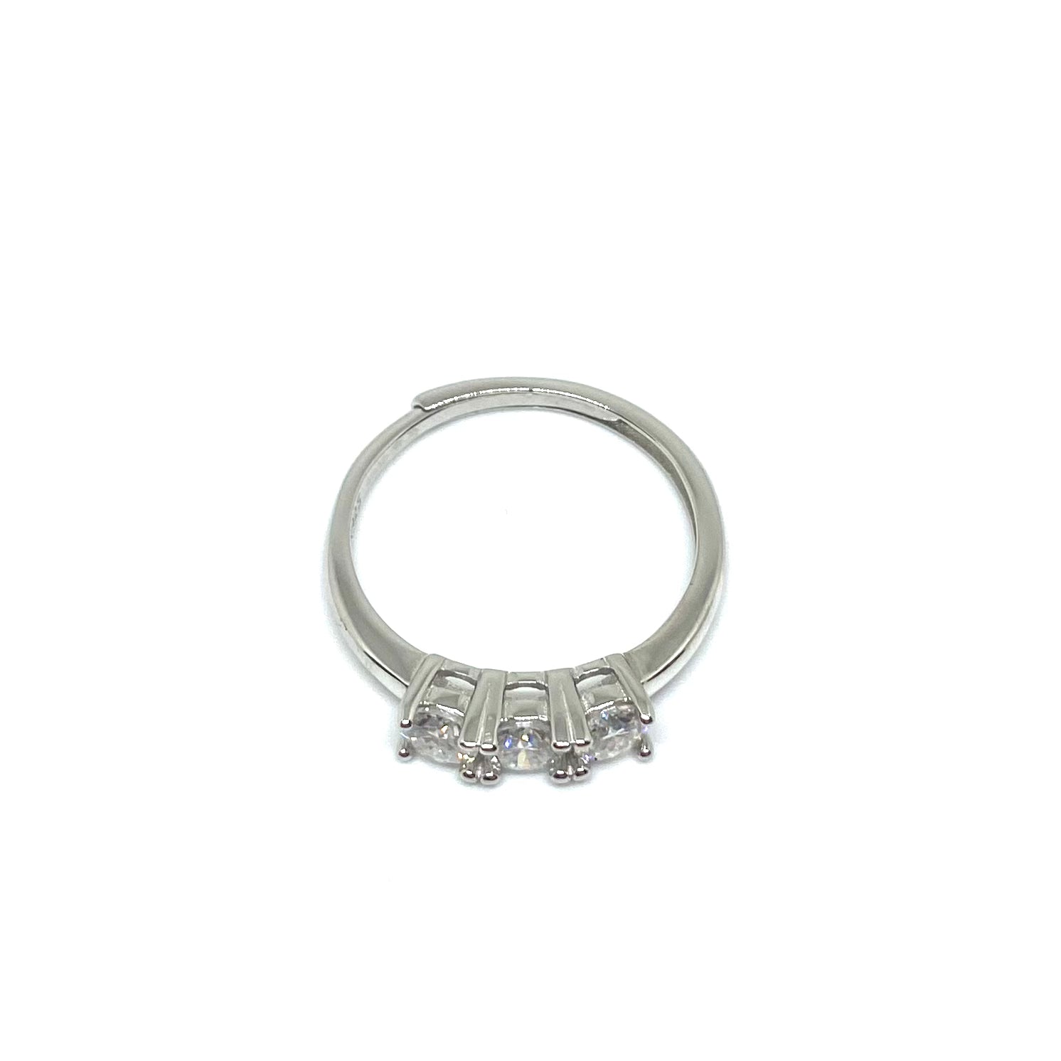 Trilogy - Argento e Moissanite