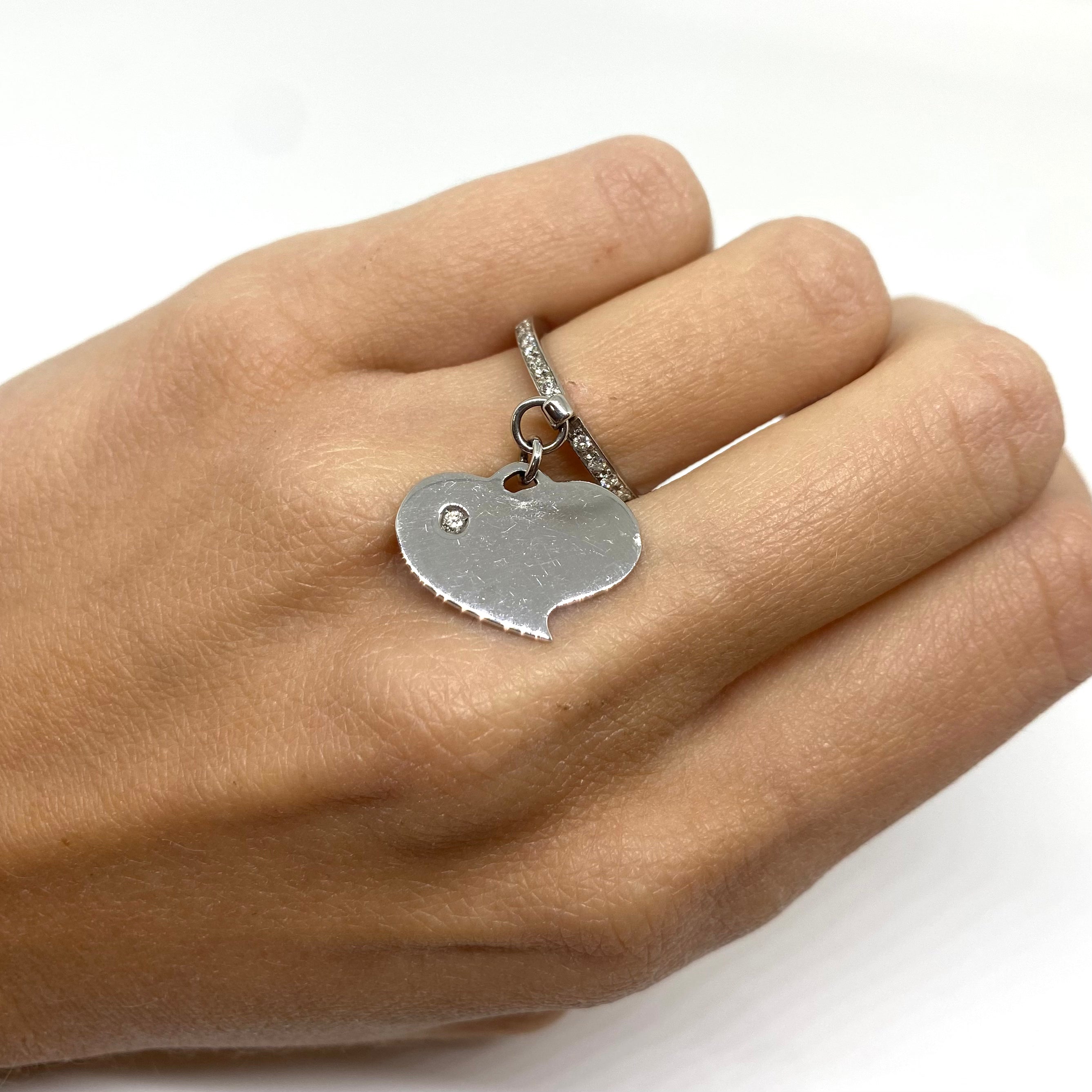 Anello Cuore - Oro e Diamanti