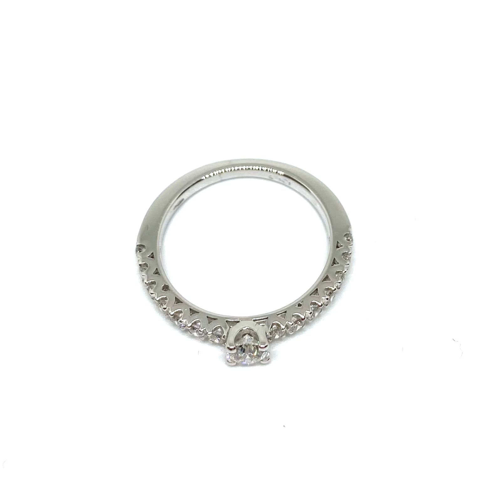 Anello princess - oro 18 ct. e diamanti