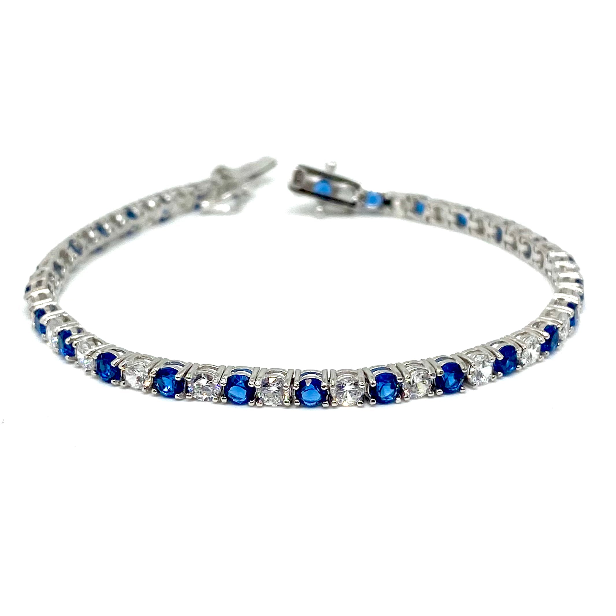 Bracciale Tennis Alternato - 3 MM