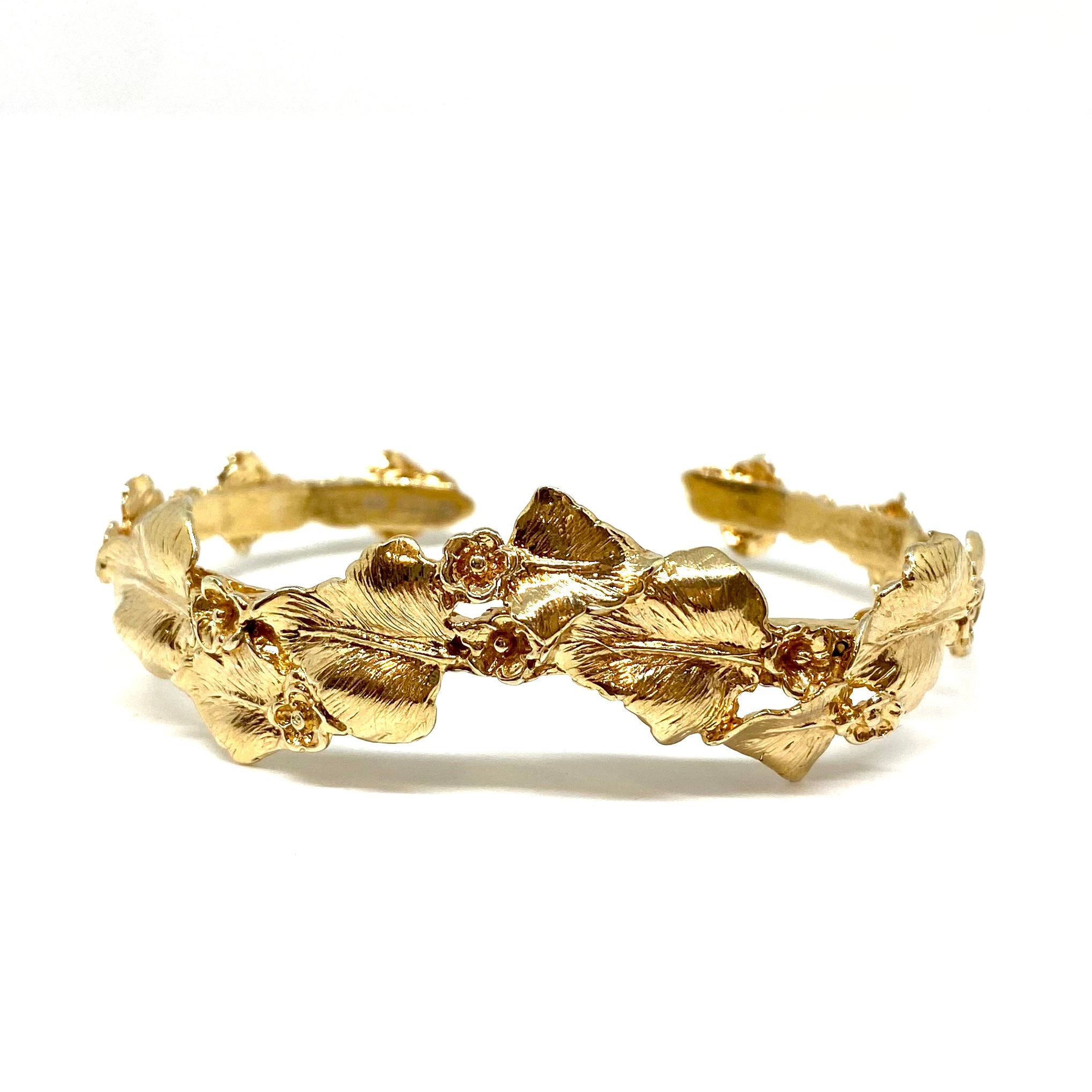 Bracciale foglie dorate - Marcello Pane