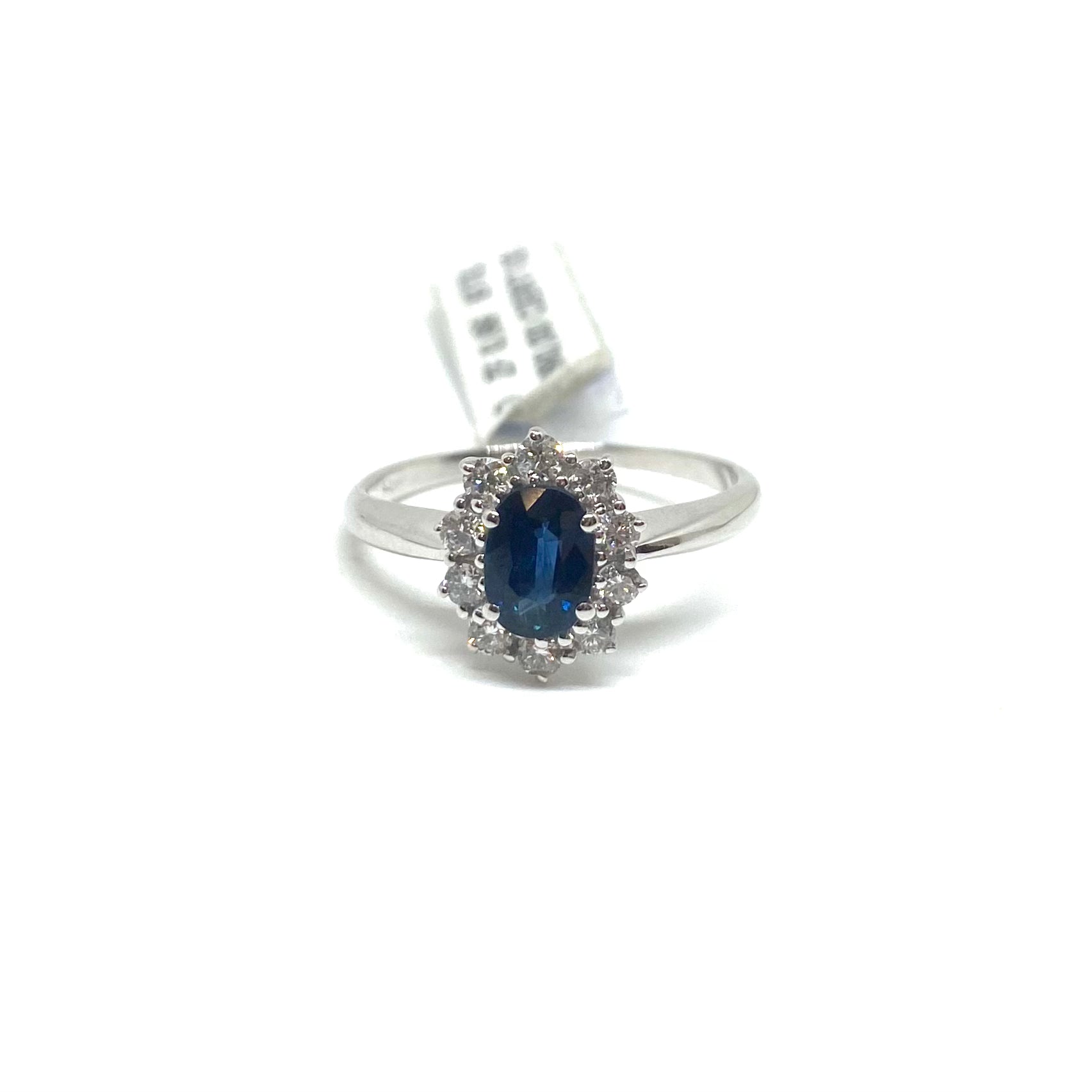 Anello Kate Zaffiro e Diamanti