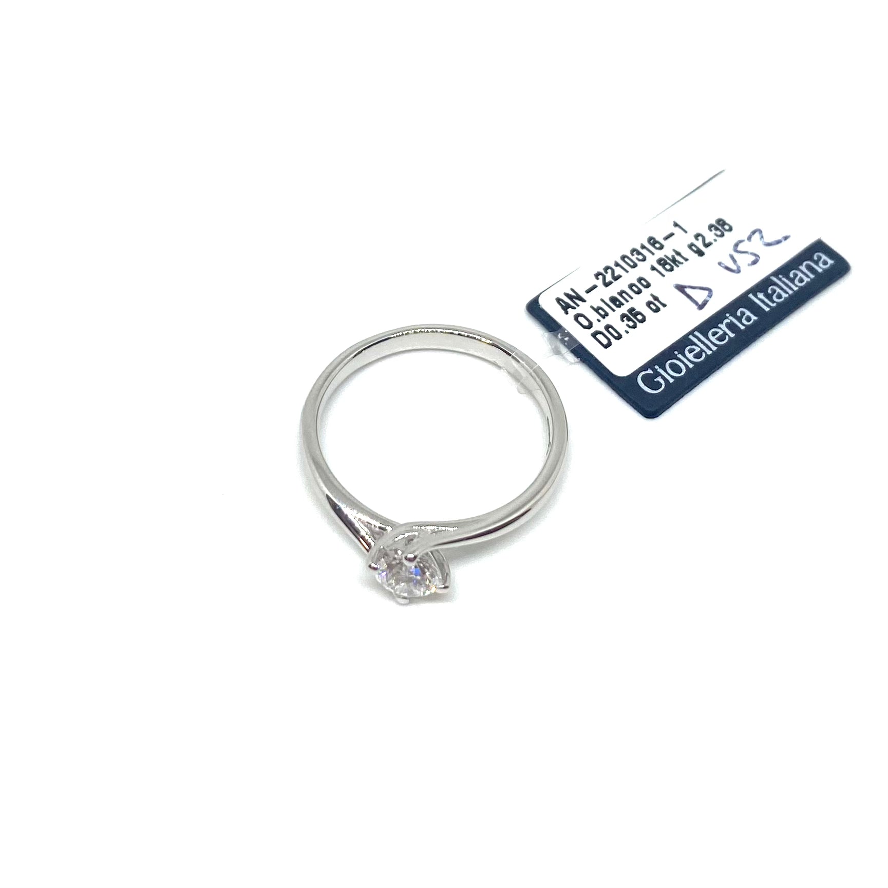 Solitario Valentino - Oro e Diamanti