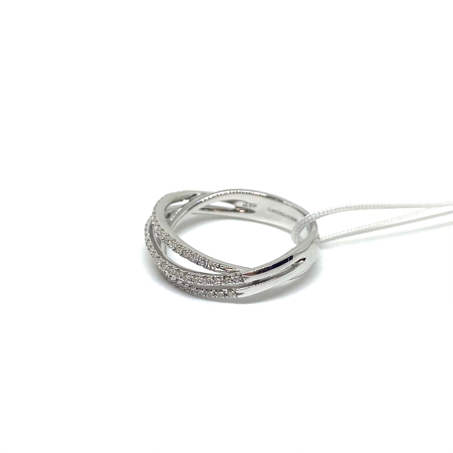 Anello a Fascia- Oro e Diamanti