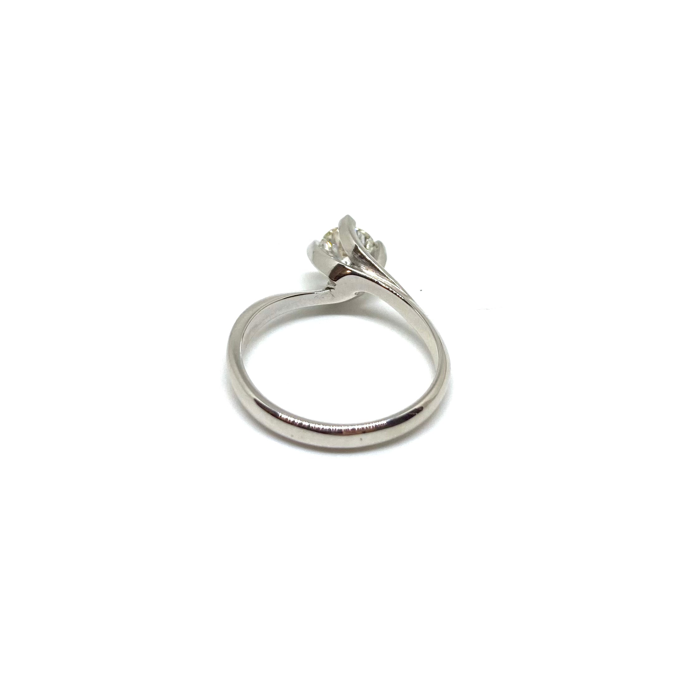 Solitario Valentino - Oro Bianco