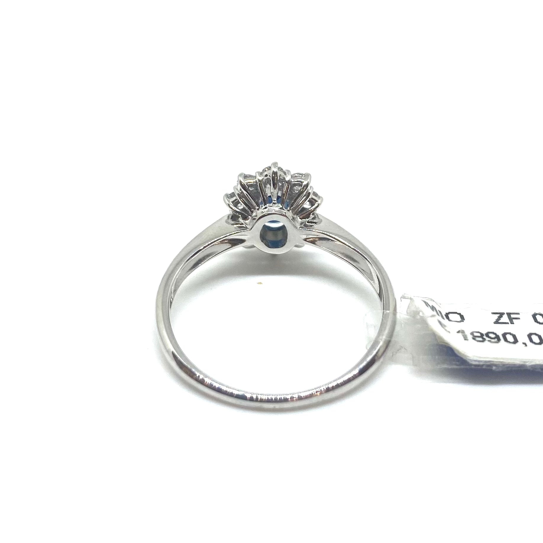 Anello Kate Zaffiro e Diamanti