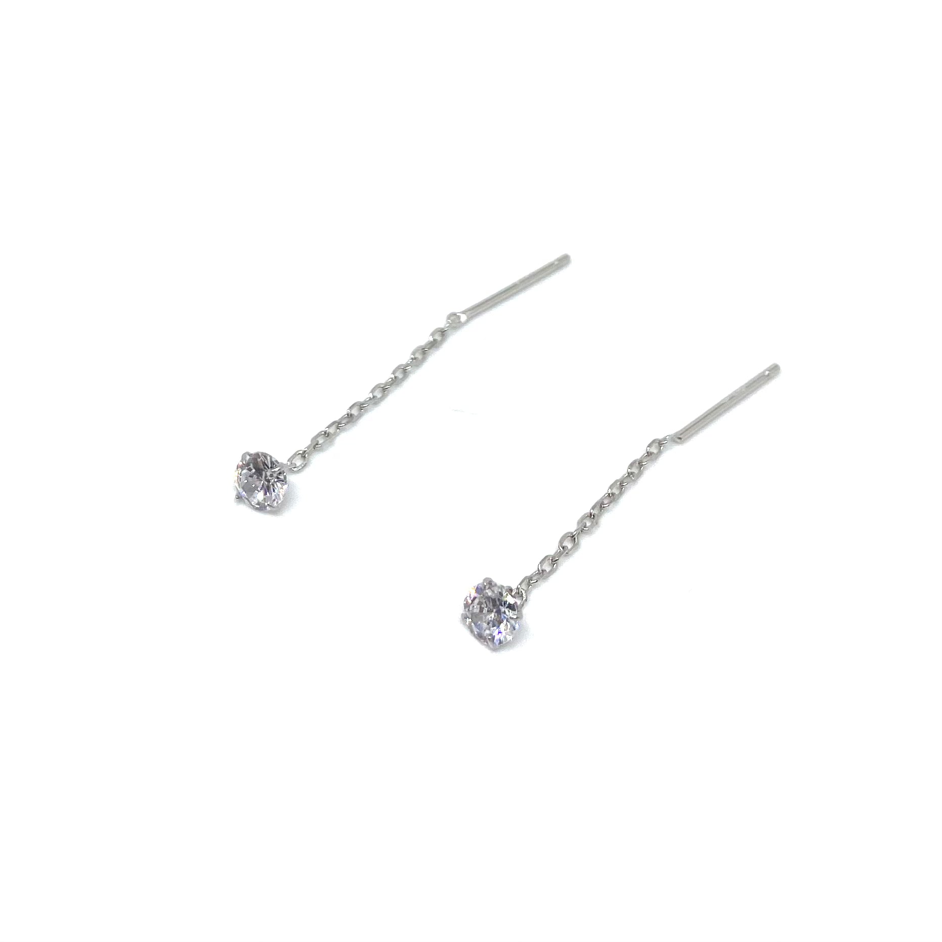 Orecchini Sali e Scendi - Zirconia