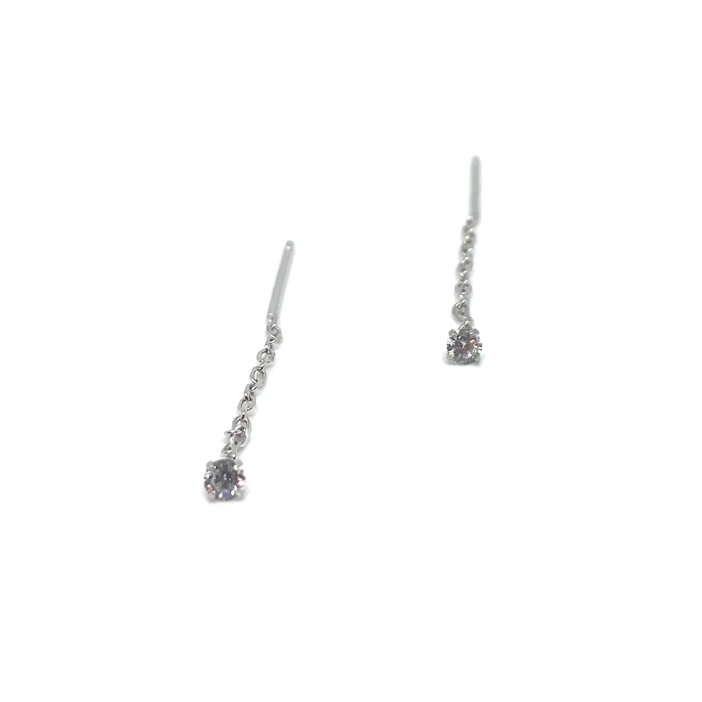Orecchini Sali e Scendi - Zirconia