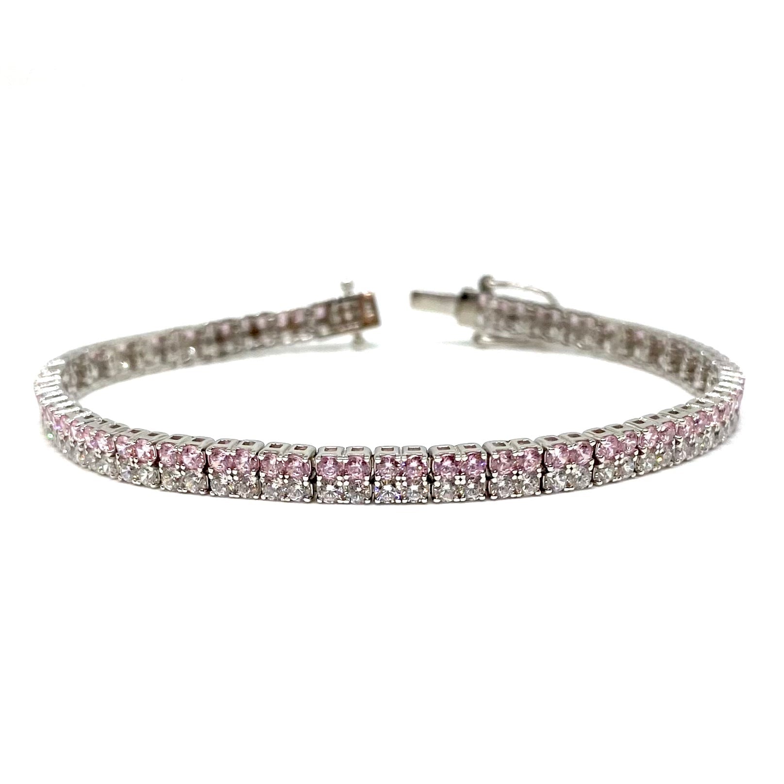 Bracciale tennis doppio - colors