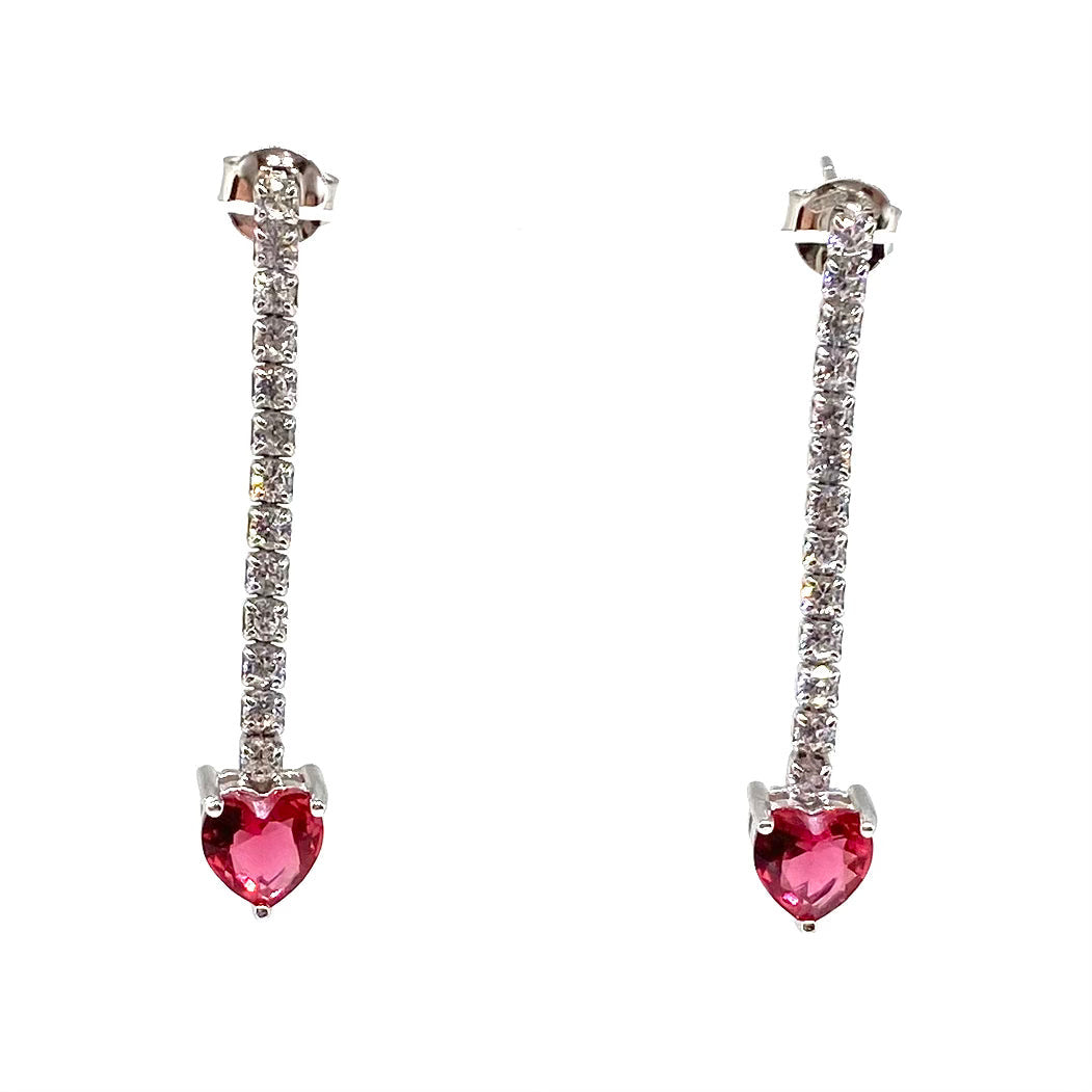 Orecchini Tennis Cuore Prince