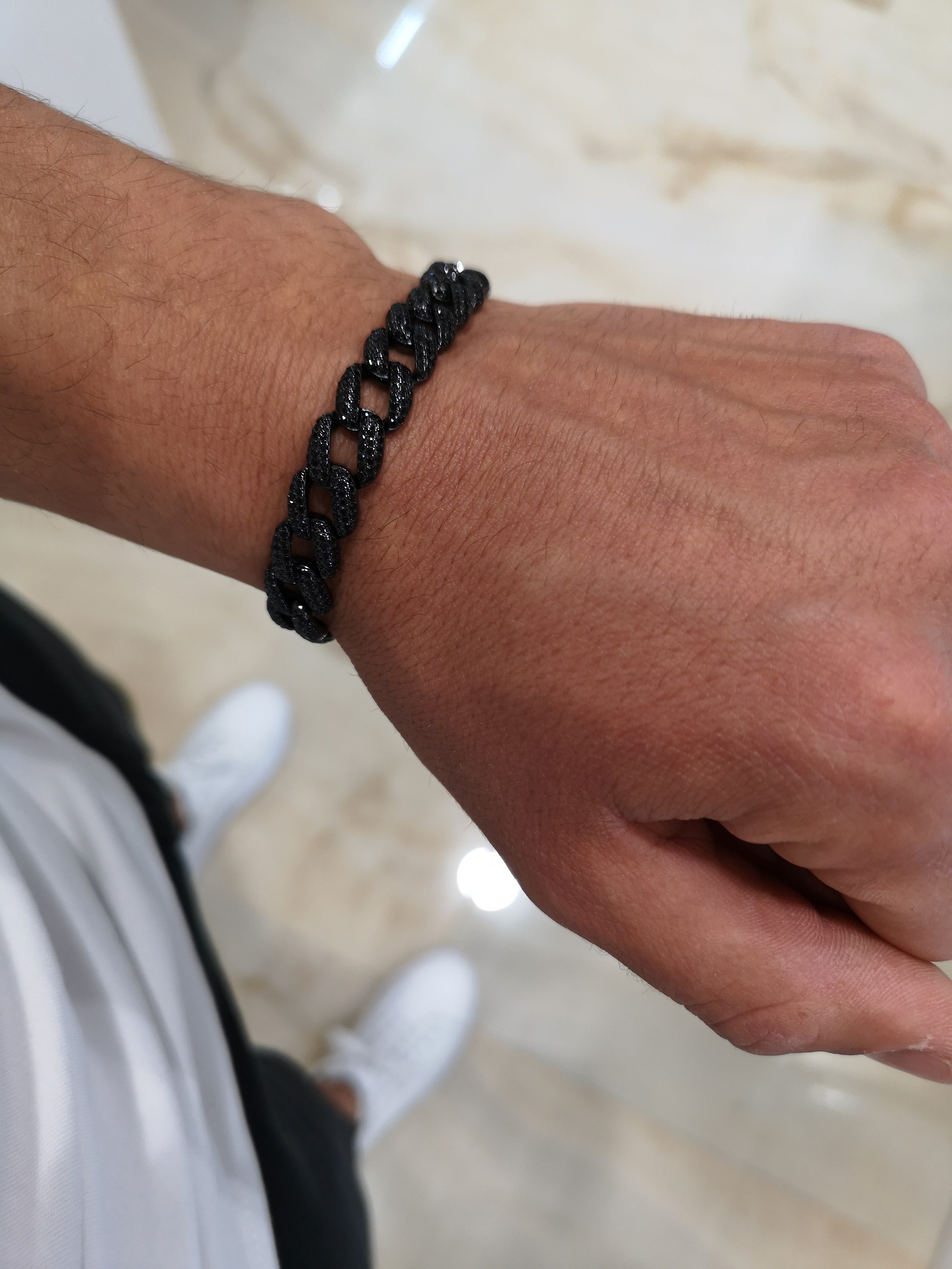 Bracciale Uomo - Groumette Total Black