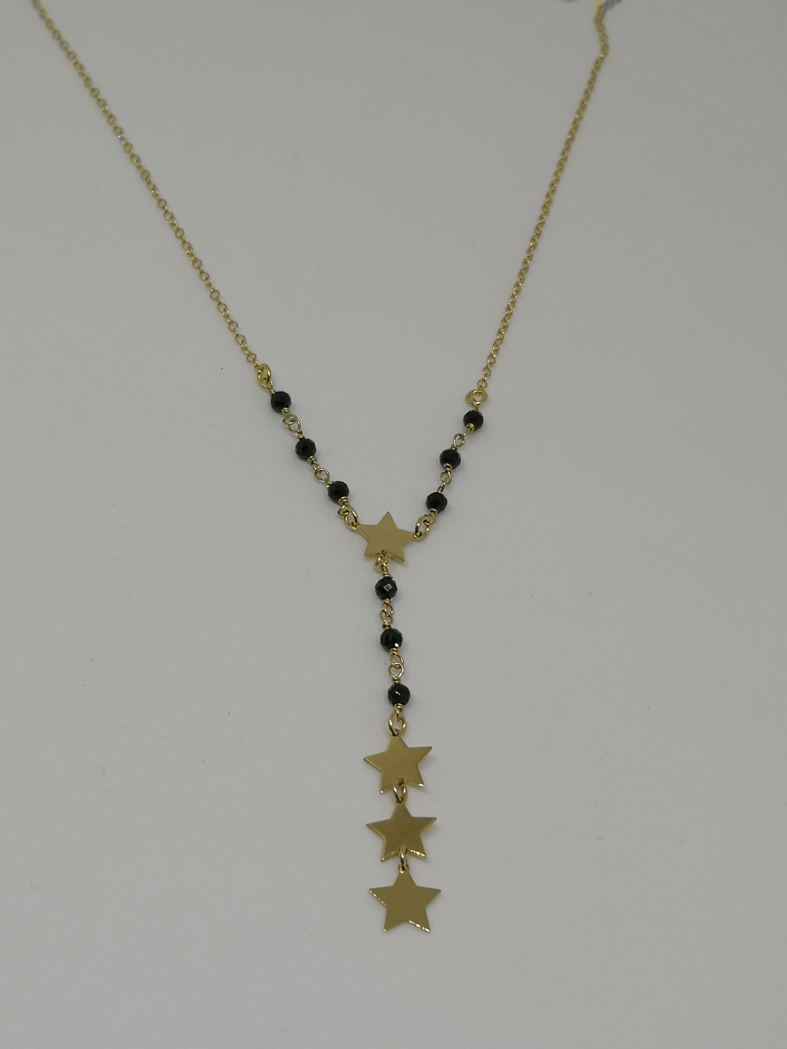 Collana Stelline Gold e Spinelli