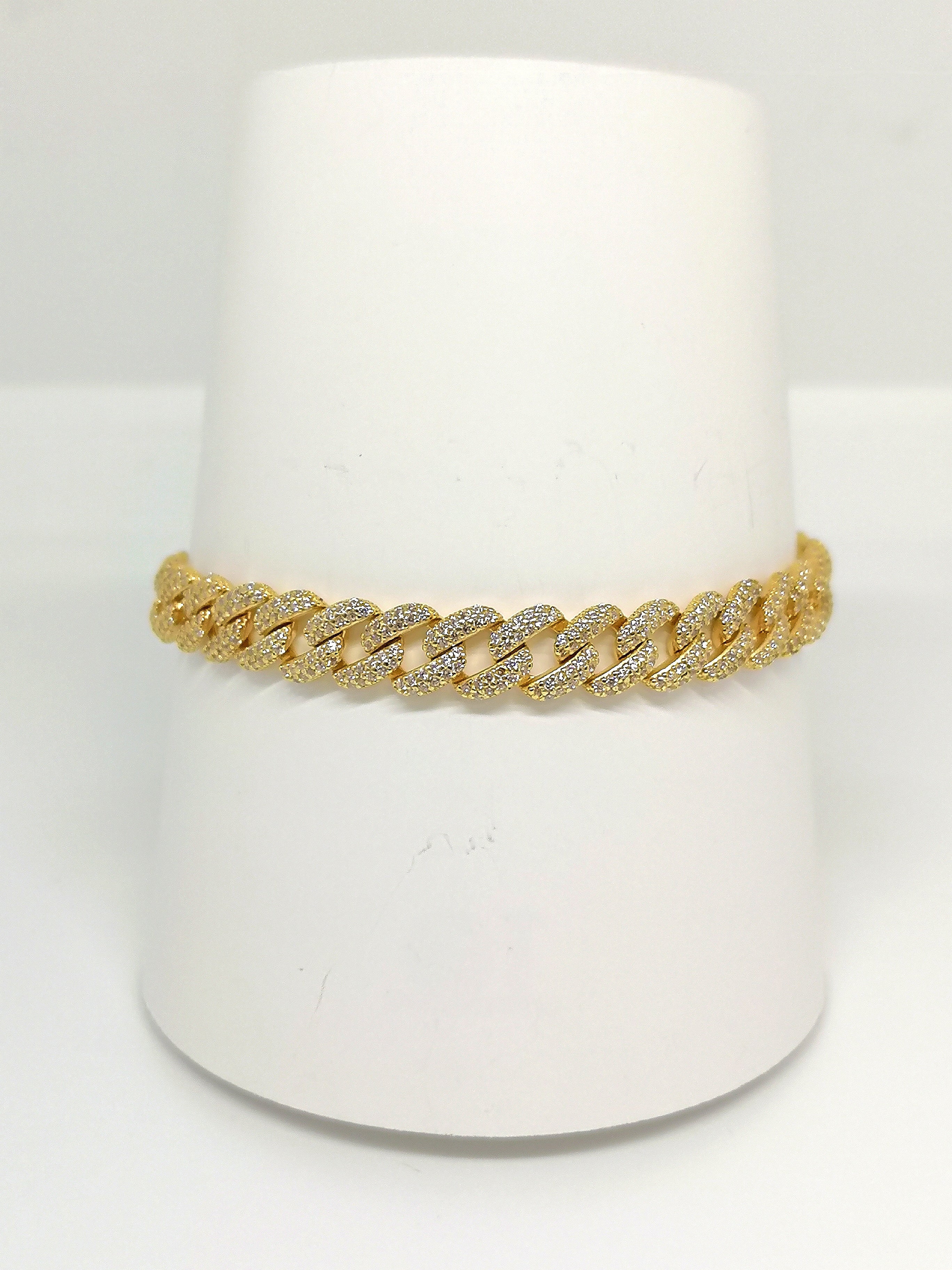 Bracciale Groumette | 𝗚𝗼𝗹𝗱 con Zirconi MII UNISEX