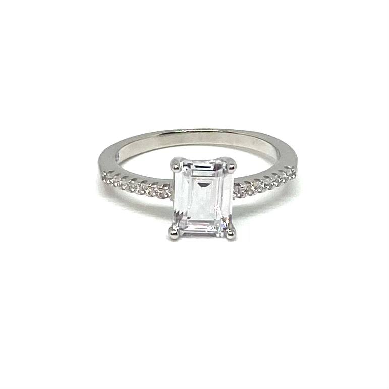 Anello baguette - shine