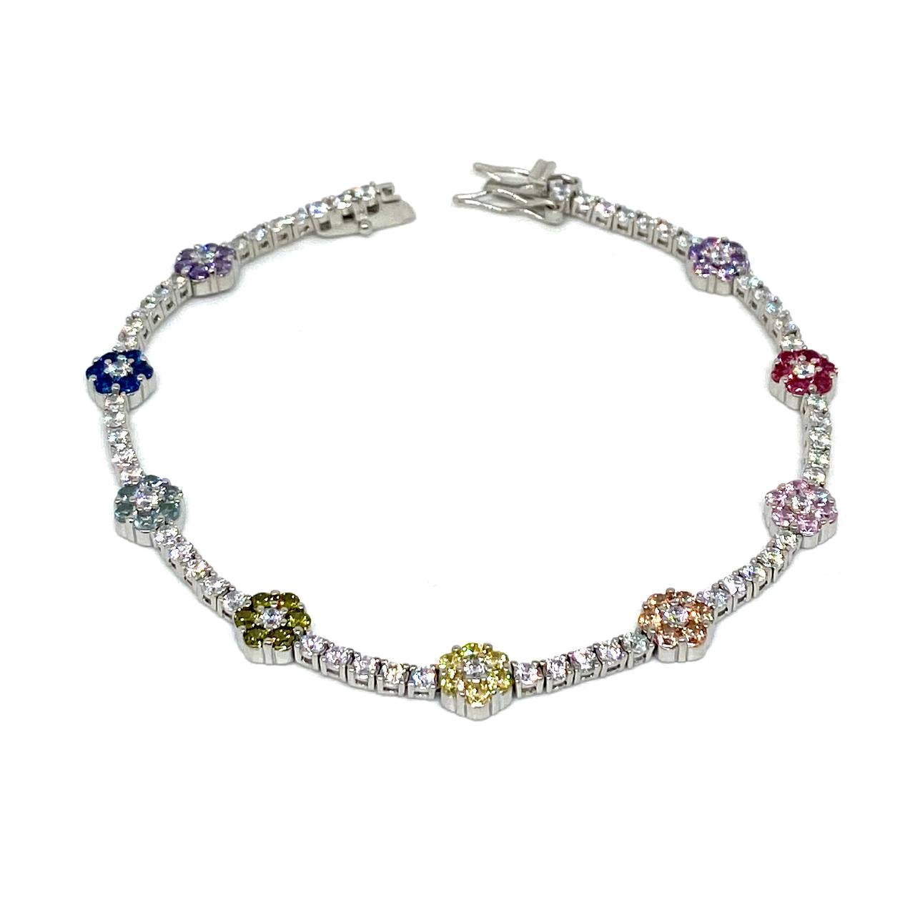 Bracciale Tennis Flowers
