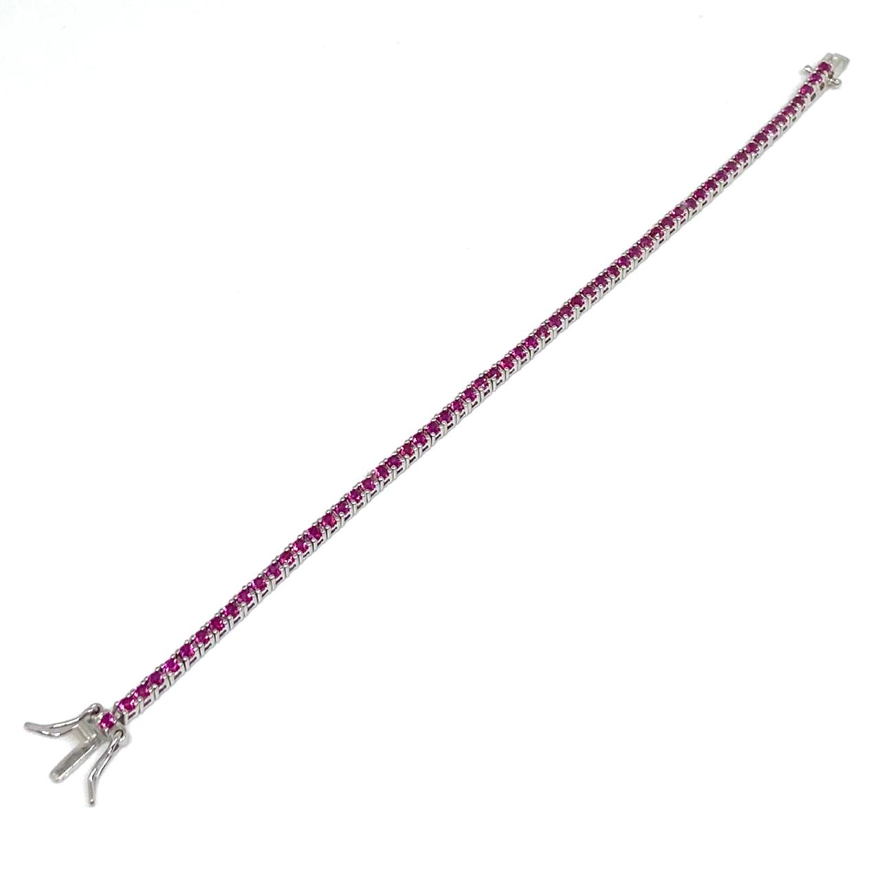 Bracciale Tennis 2MM - Ruby