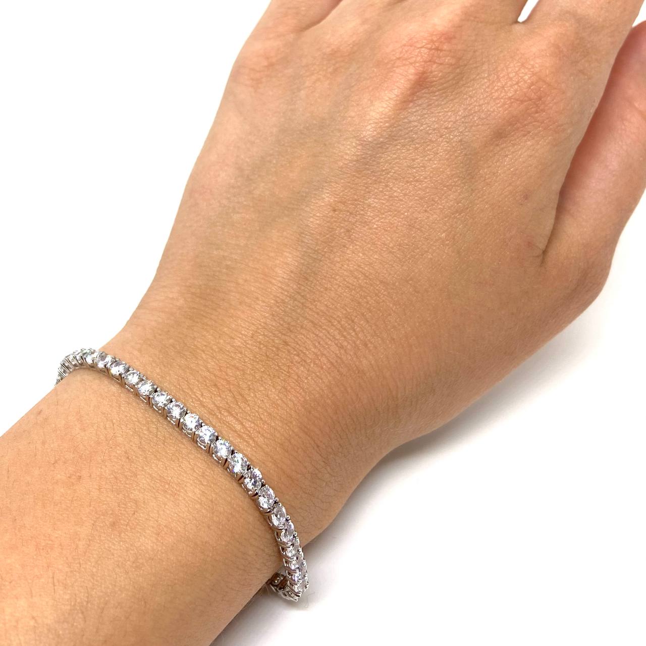 Bracciale Tennis | 𝗔𝗿𝗴𝗲𝗻𝘁𝗼 925 Made in Italy 𝟯𝗠𝗠