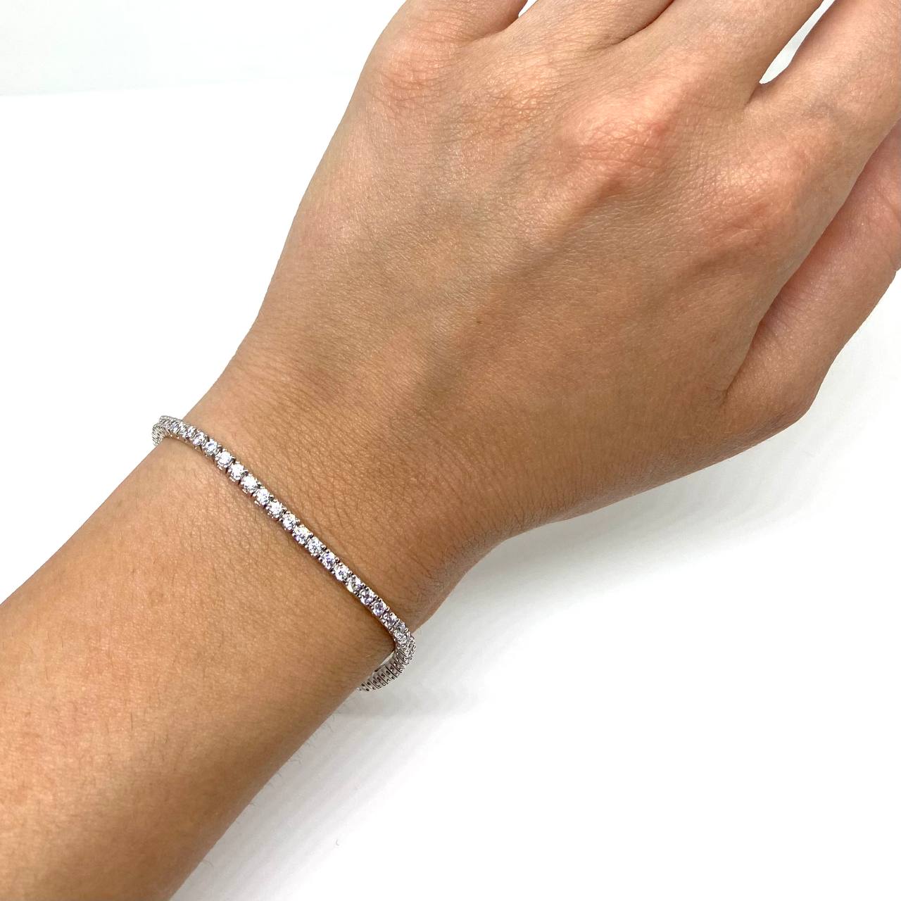 Bracciale Tennis | 𝗔𝗿𝗴𝗲𝗻𝘁𝗼 925 Made in Italy 𝟮𝗠𝗠 UNISEX
