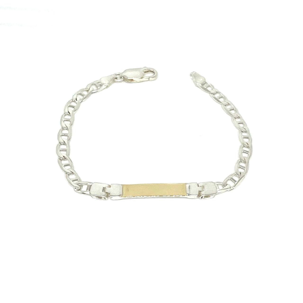 Bracciale Uomo - Argento E Oro