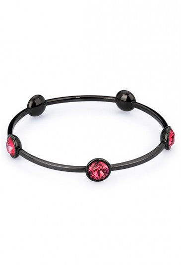 Bracciale Nero e Rosa Rigido