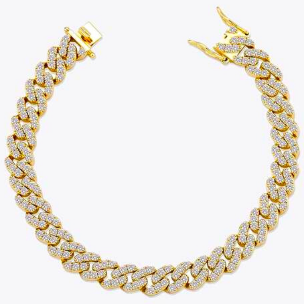 Bracciale Groumette | 𝗚𝗼𝗹𝗱 con Zirconi MII UNISEX