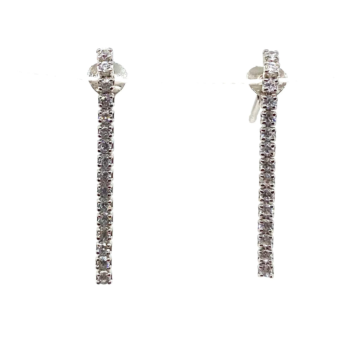 Orecchini Pendenti Tennis- Slim