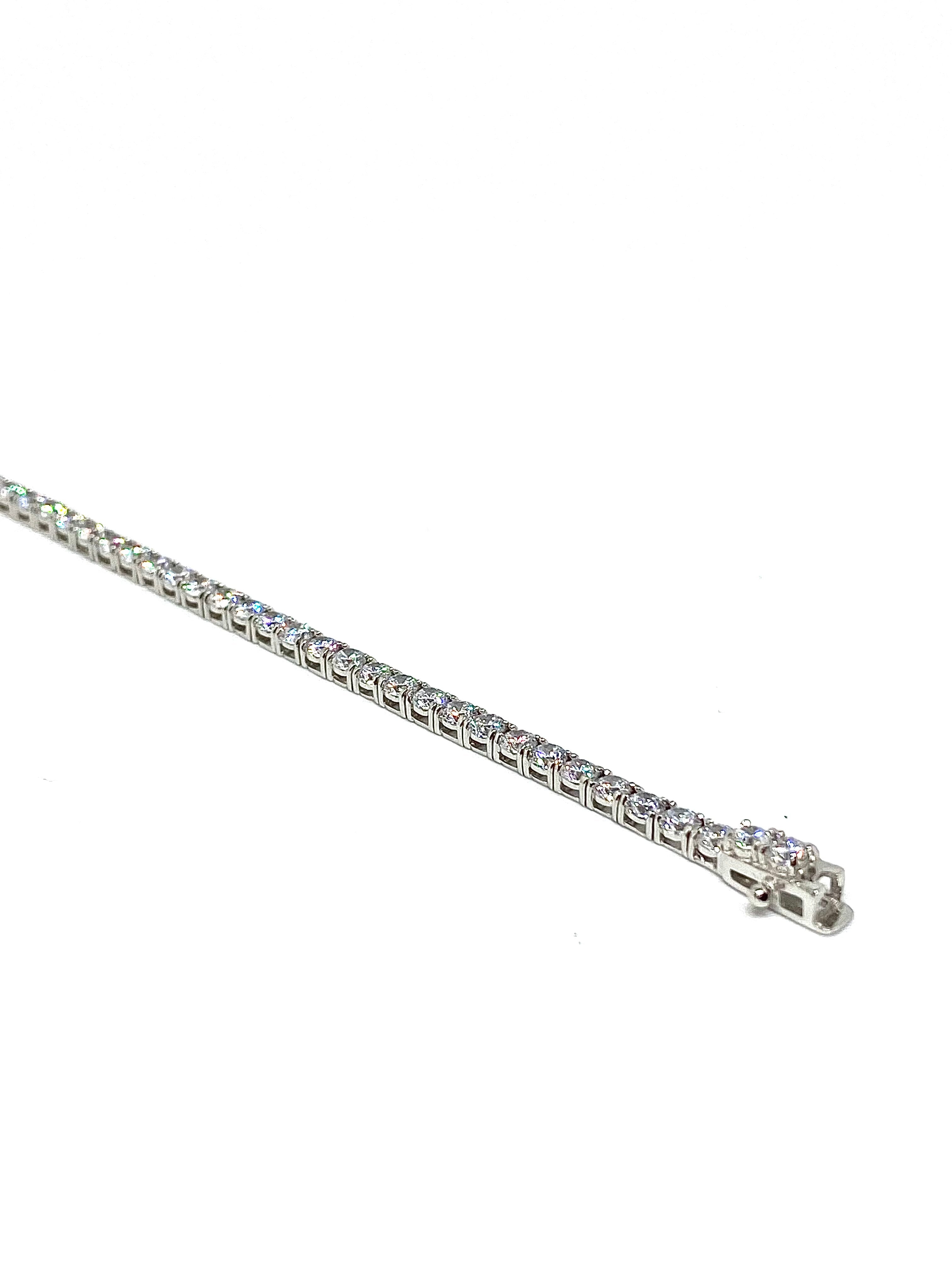 Bracciale Tennis | 𝗔𝗿𝗴𝗲𝗻𝘁𝗼 925 Made in Italy 𝟯𝗠𝗠