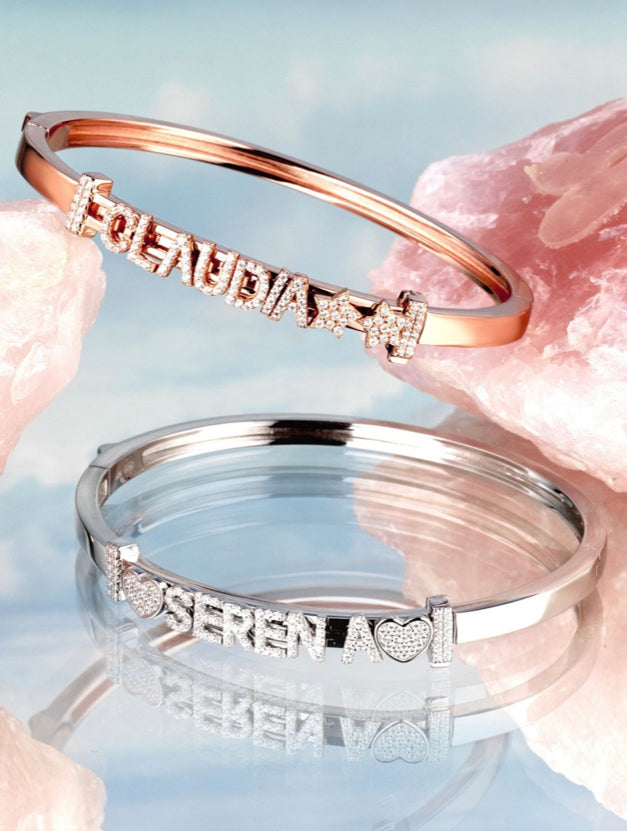 Base Bracciale Rigido in Argento