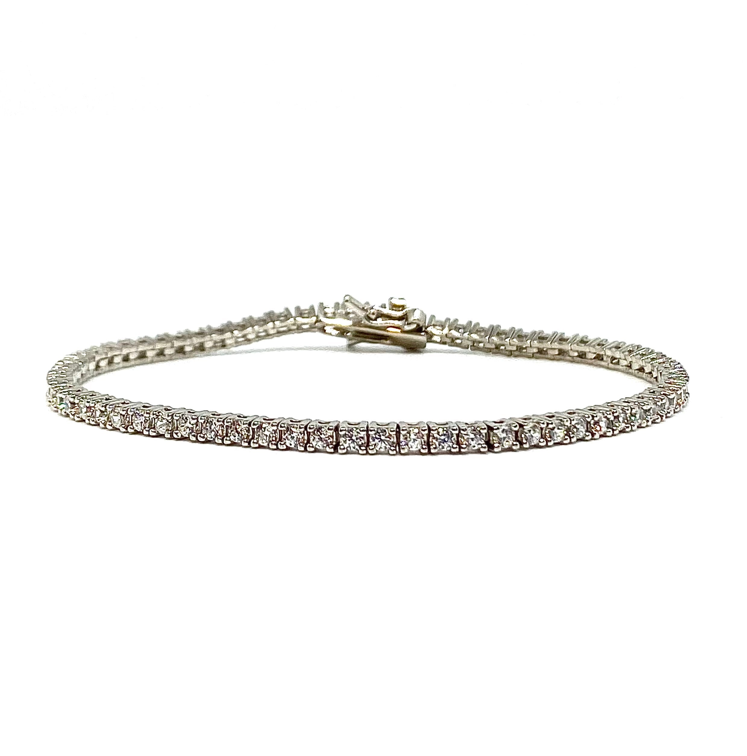 Bracciale Tennis | 𝗔𝗿𝗴𝗲𝗻𝘁𝗼 925 Made in Italy 𝟮𝗠𝗠 UNISEX