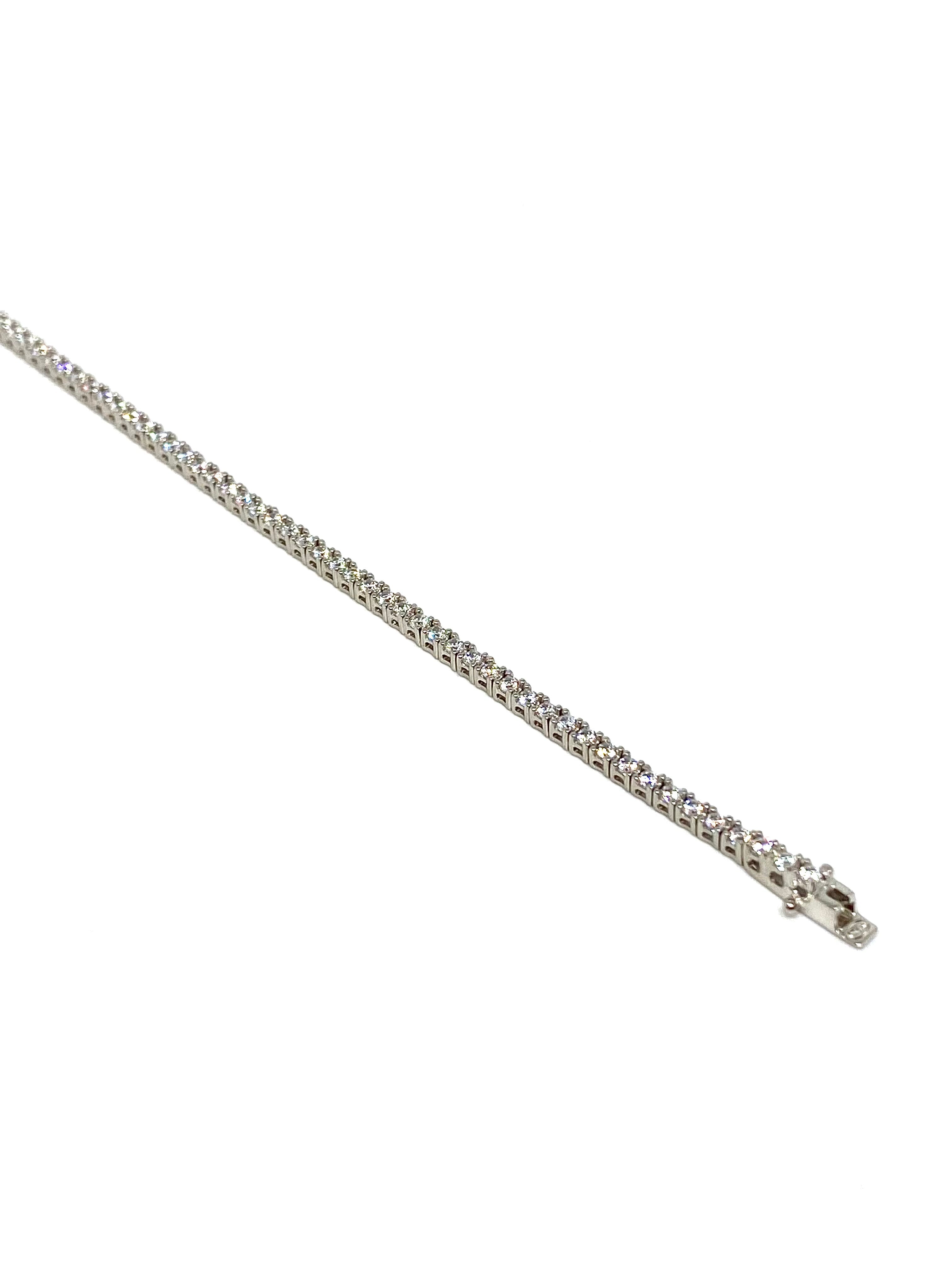 Bracciale Tennis | 𝗔𝗿𝗴𝗲𝗻𝘁𝗼 925 Made in Italy 𝟮𝗠𝗠 UNISEX
