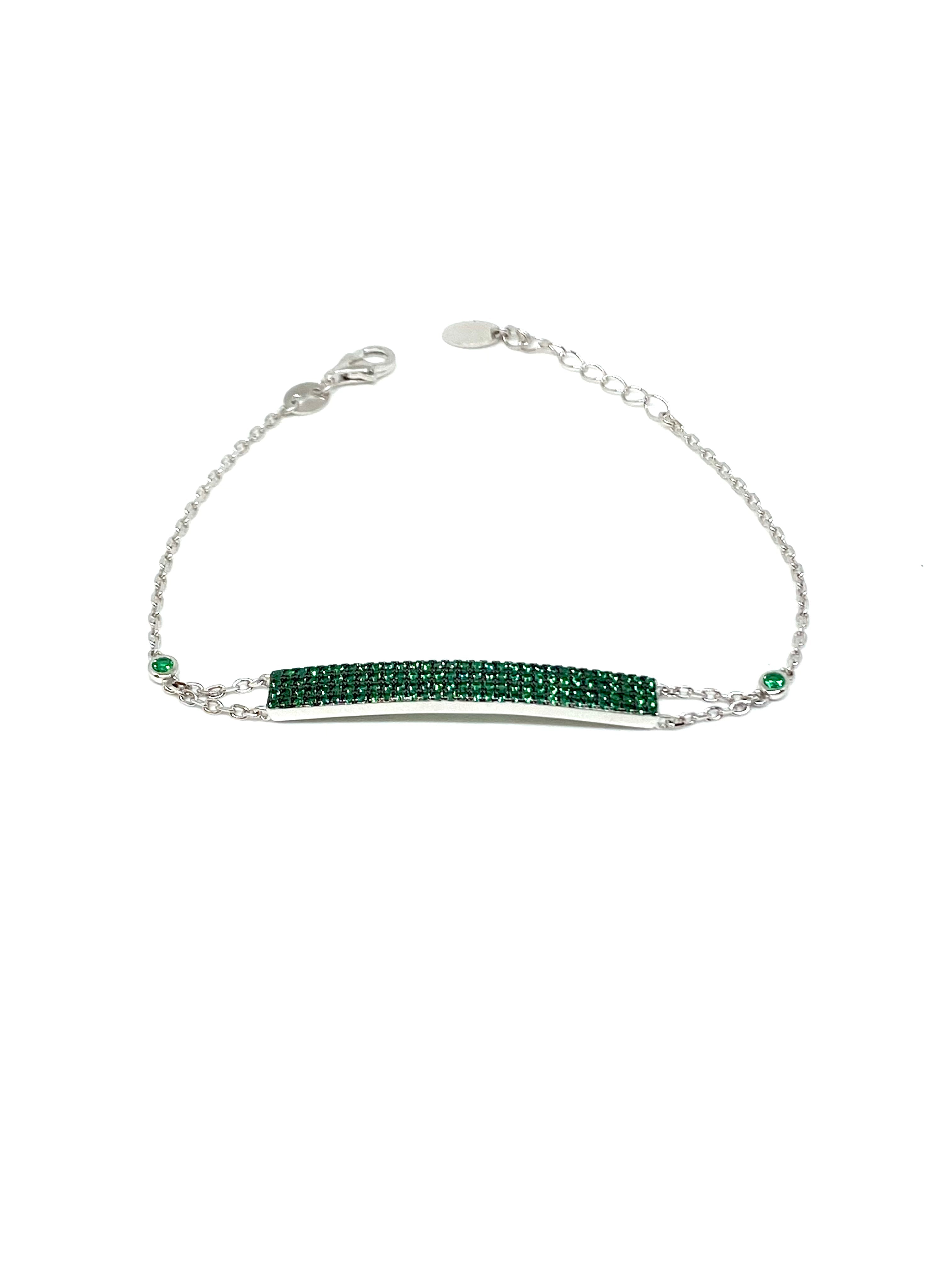 Bracciale Placchetta Zirconato