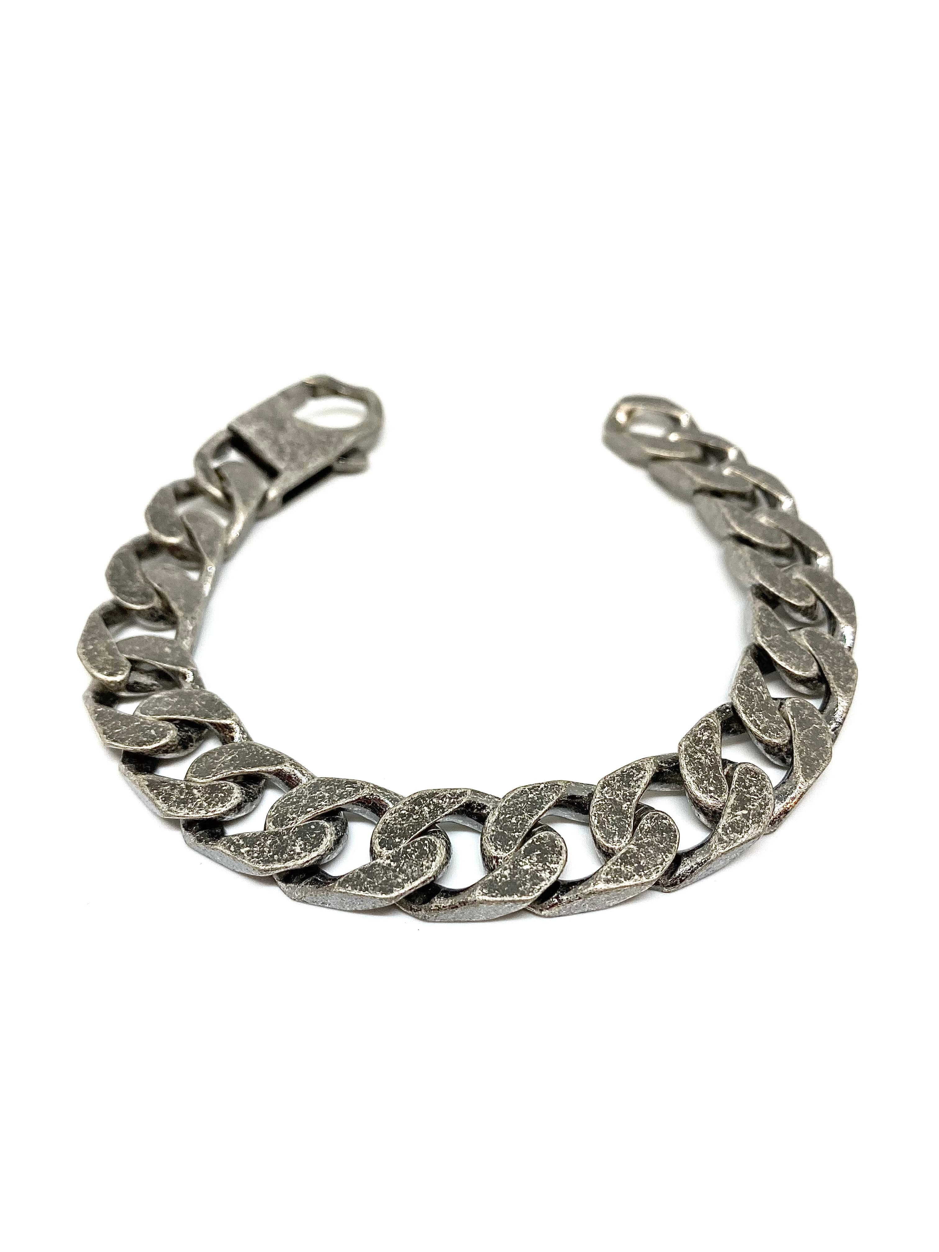 Bracciale Rock - Argento Brunito