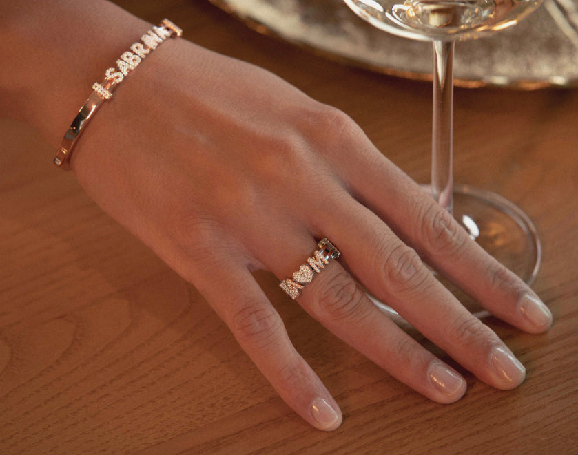 Base Bracciale Rigido in Argento