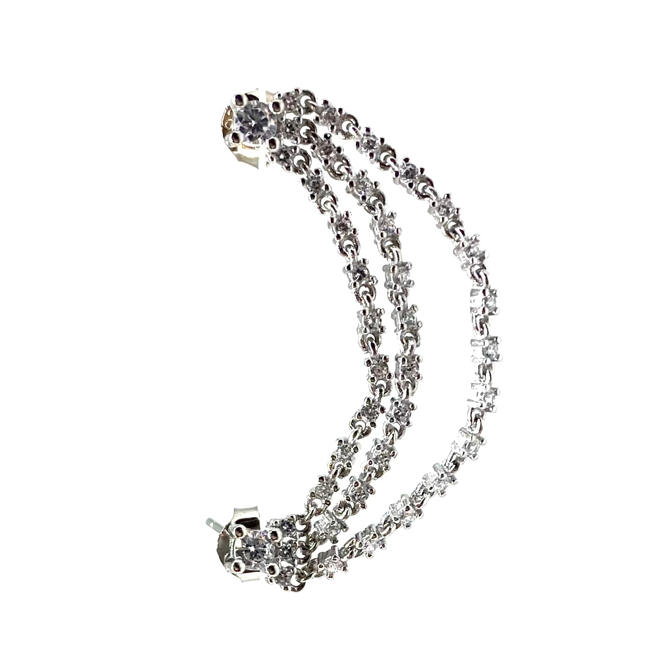 Mono Orecchino Tre Fili