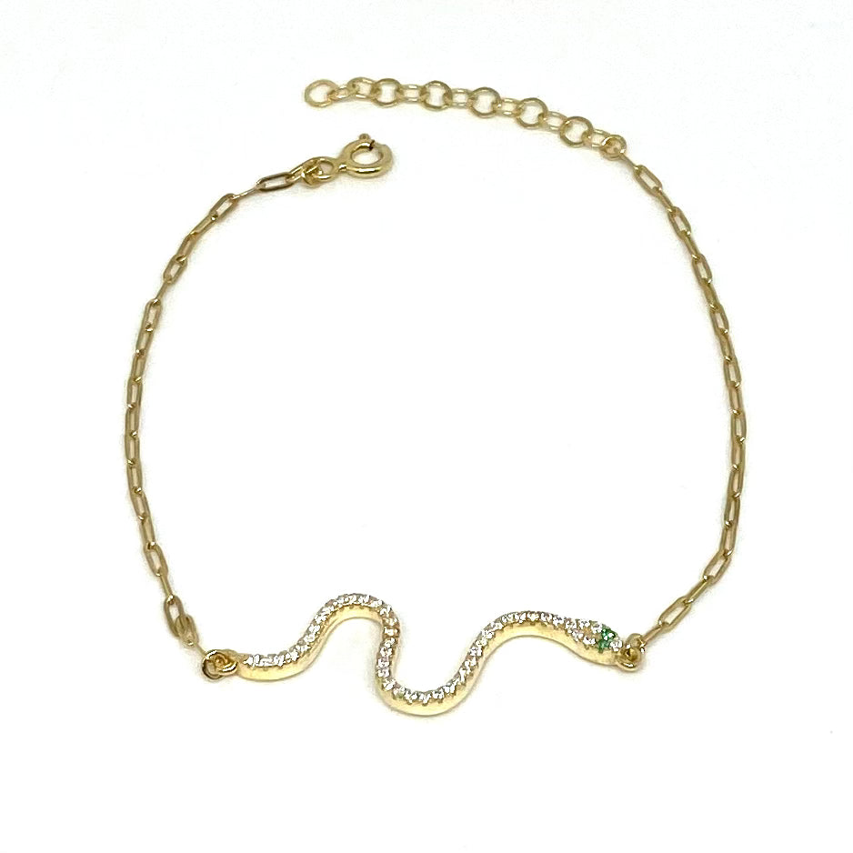 Bracciale Serpente- Con Zirconi