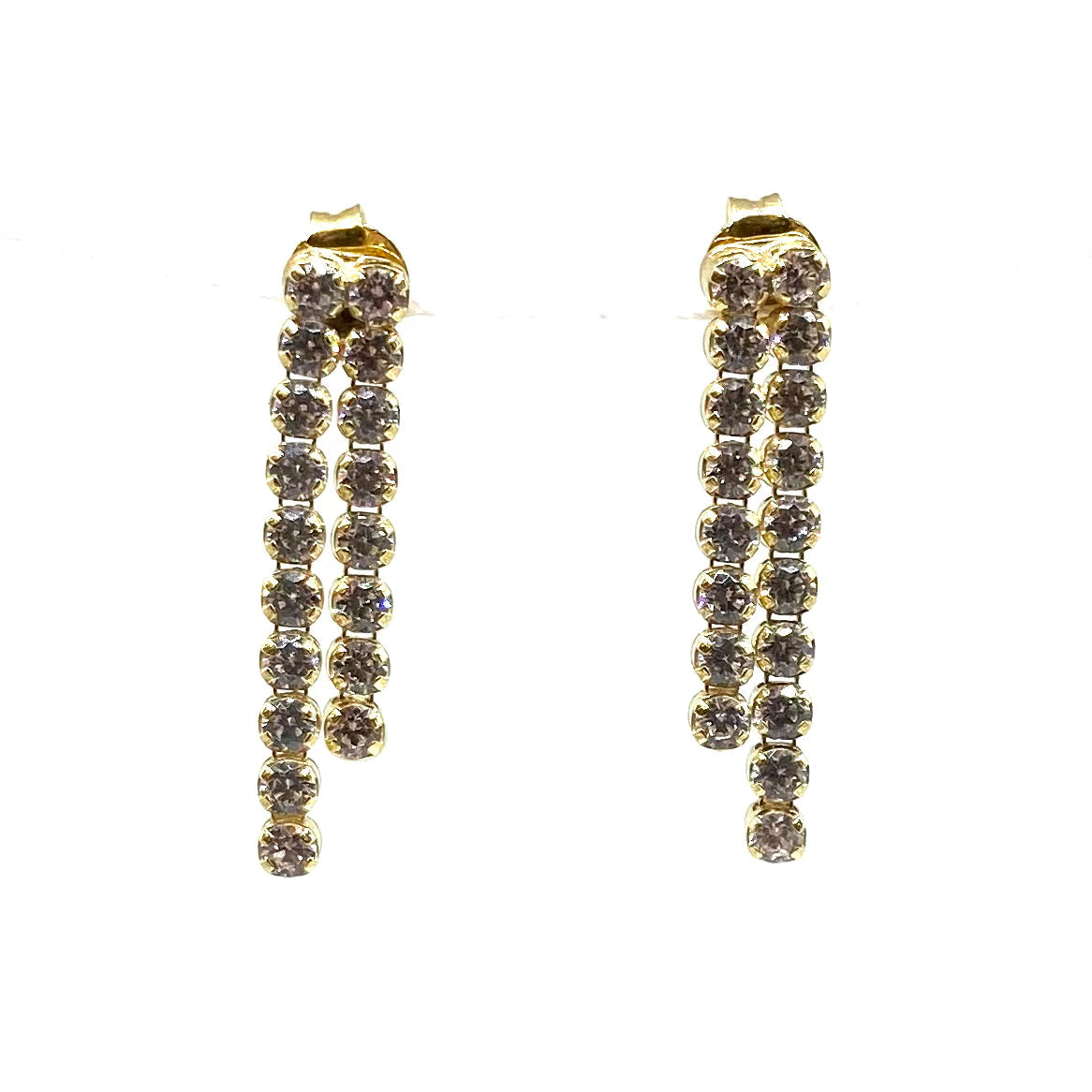 Orecchini Pendenti Tennis- Slim